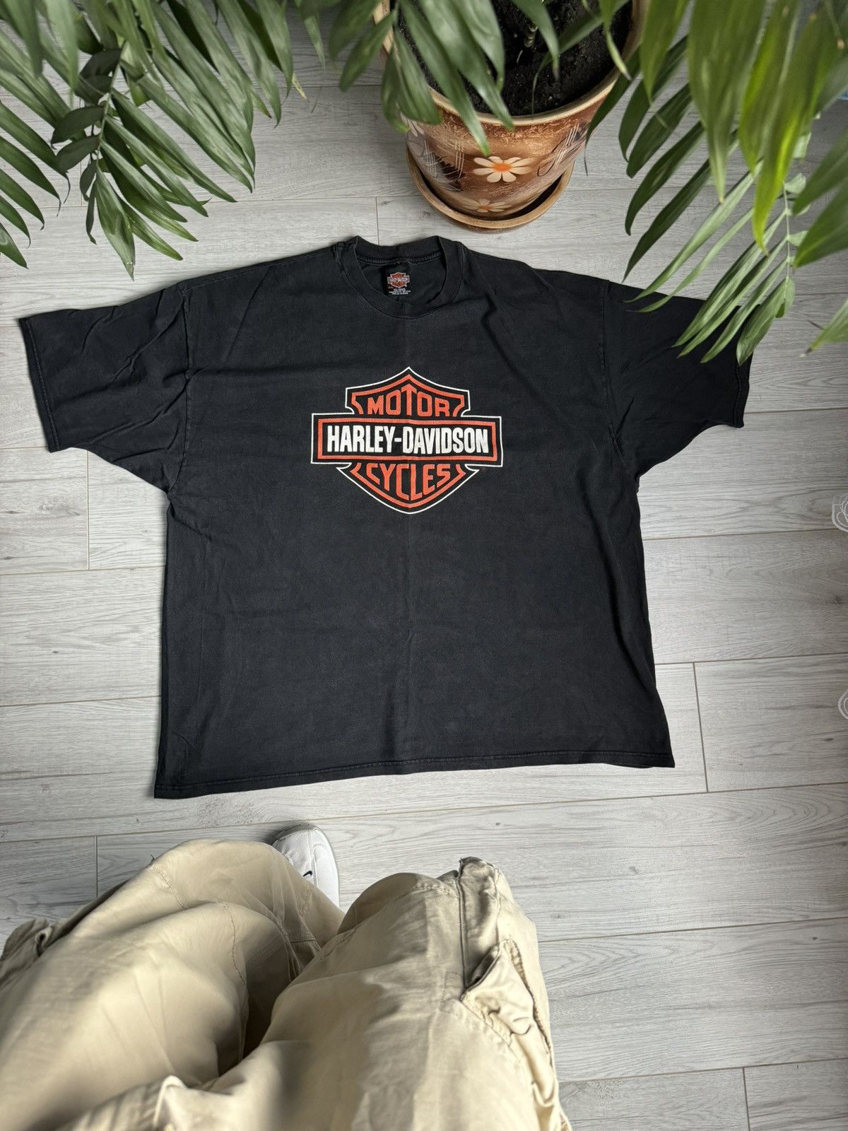 Harley Davidson × Vintage Vintage Harley Davidson Oversized T-Shirt 1998 USA Ohio Size US XXL / EU 58 / 5 - 2 Thumbnail