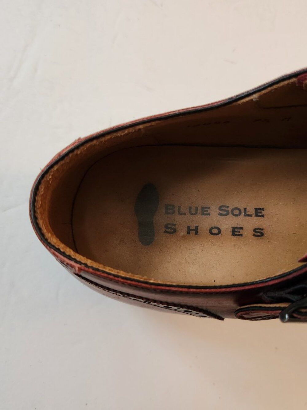 Other blue Sole men's leather dress shoes size:9.5 made in Spain Size US 9.5 / EU 42-43 - 3 Thumbnail