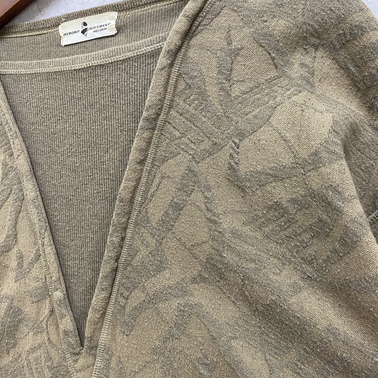 Hiroko Koshino Homme Vintage Hiroko Koshino Jacquard Sweatshirt Japanese Designer Size US M / EU 48-50 / 2 - 6 Thumbnail