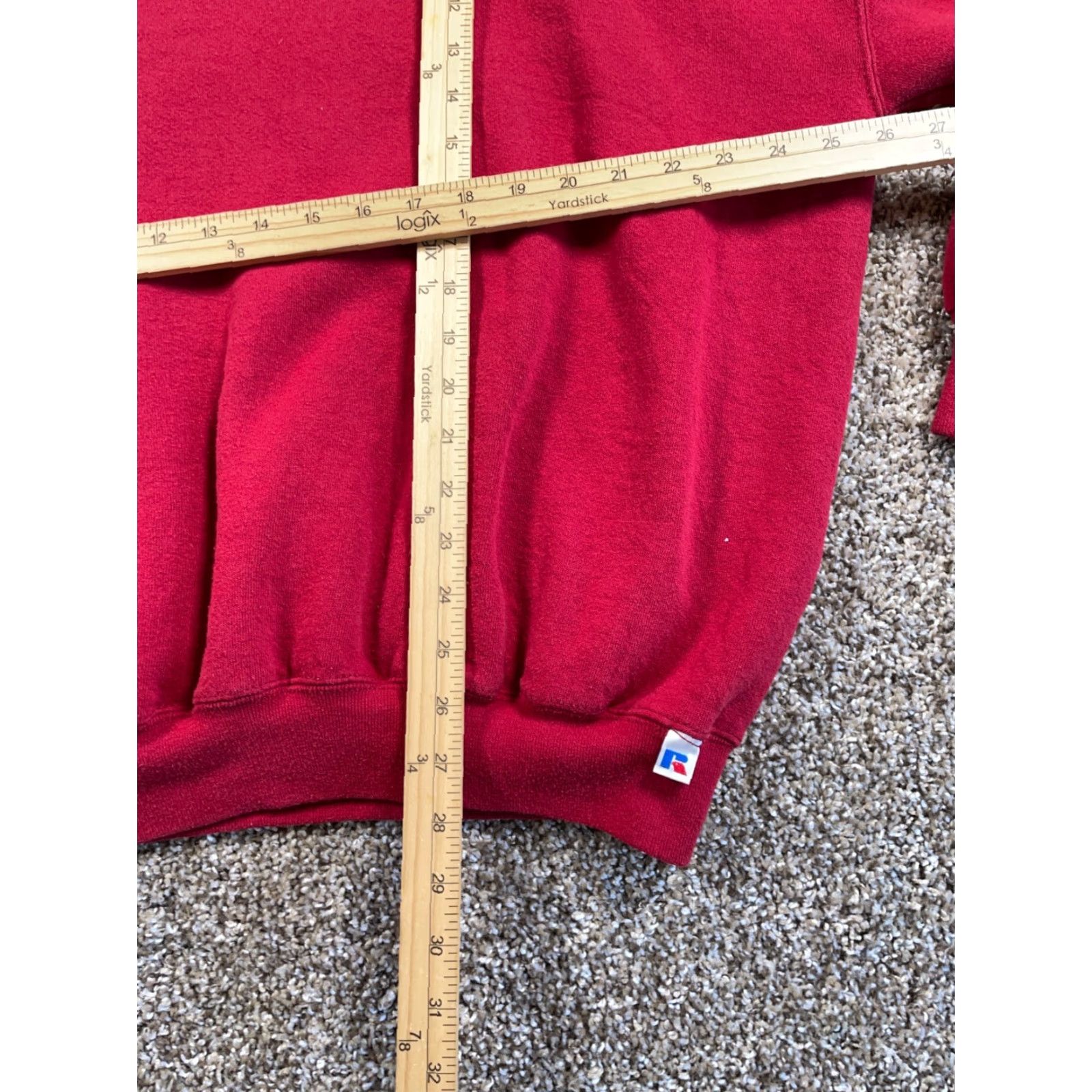 Russell Athletic VINTAGE Russell Athletic Sweatshirt Crewneck Adult 2XL Dark Red 50/50 Cotton Polyester Solid Size US XXL / EU 58 / 5 - 7 Thumbnail