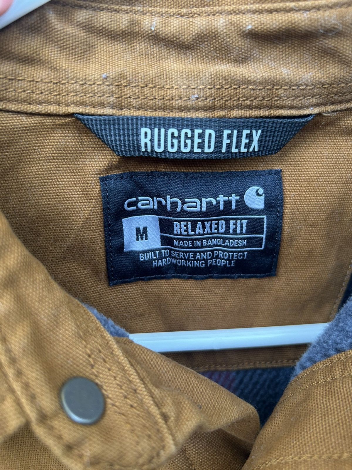 Carhartt Carhartt blanket lined coat, Barley worn Size US M / EU 48-50 / 2 - 2 Thumbnail