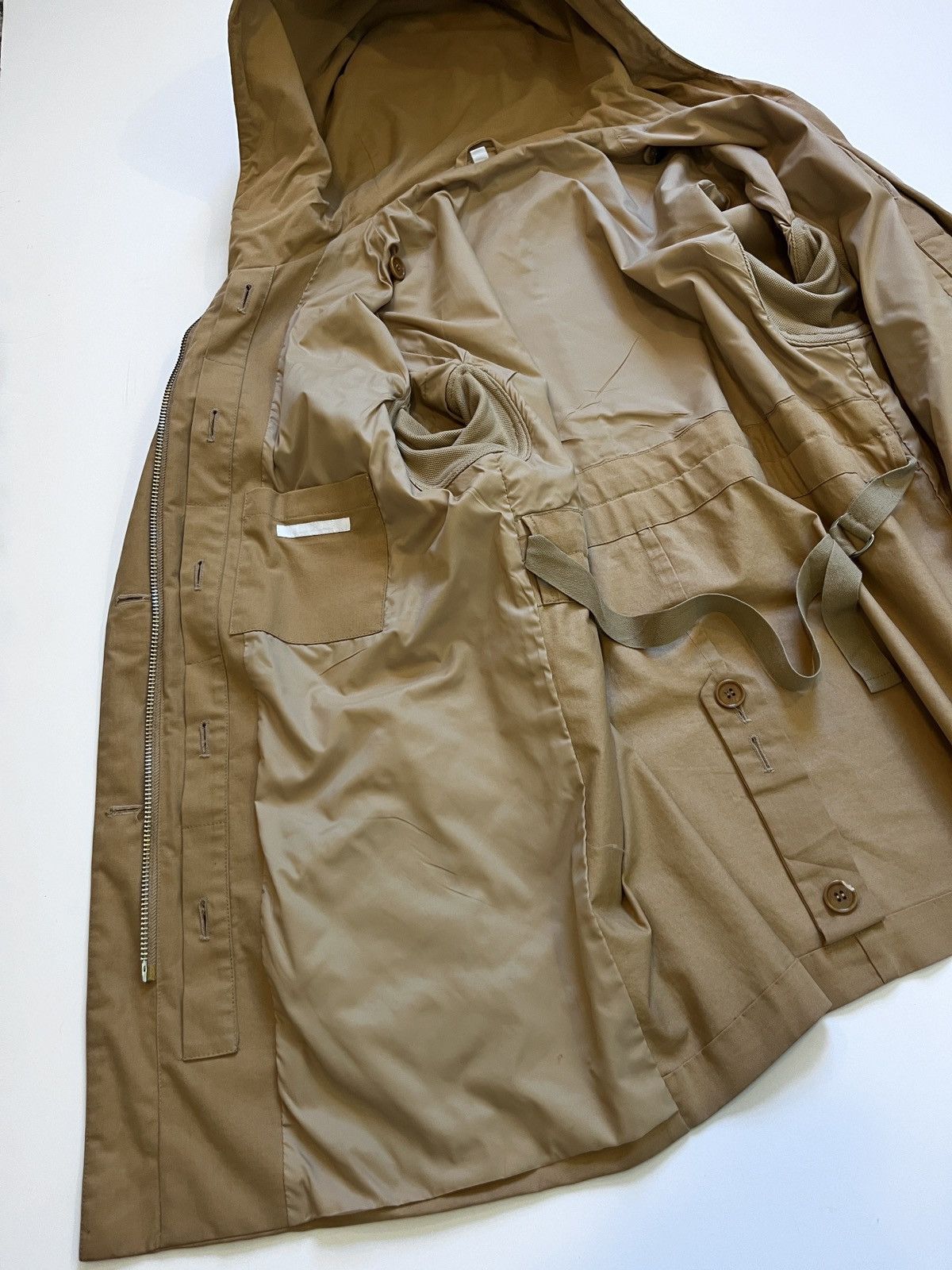 Helmut Lang AW04 Helmut Lang knit hood double-layer bomber/parka jacket Size US L / EU 52-54 / 3 - 8 Thumbnail