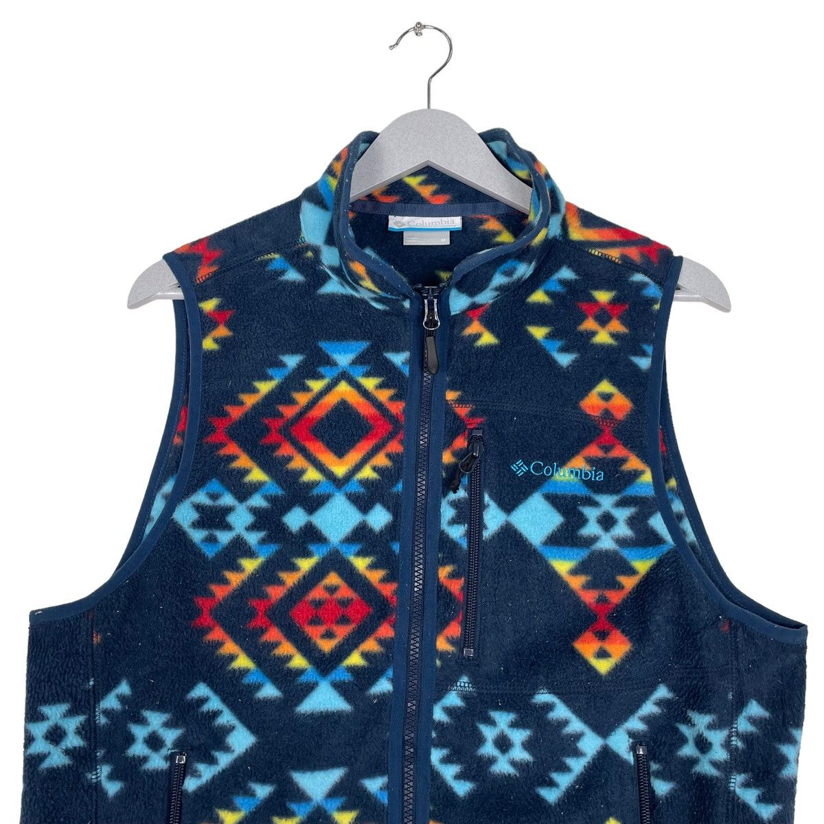 Japanese Brand × Native 💥NATIVE COLUMBIA MICRO FLEECE ZIPPER VEST Size US M / EU 48-50 / 2 - 2 Thumbnail