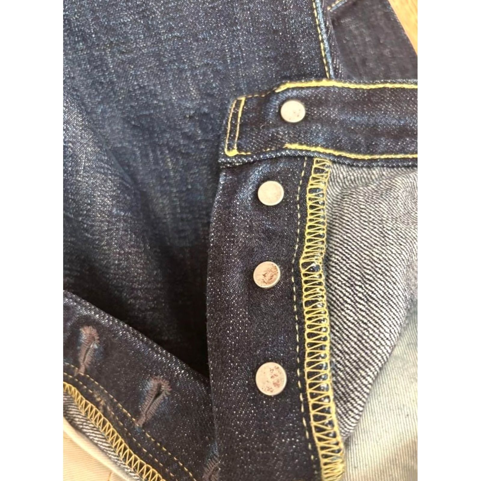 Kapital KAPITAL men's straight-leg denim pants size 29 indigo Solid USED Size US 29 - 6 Thumbnail