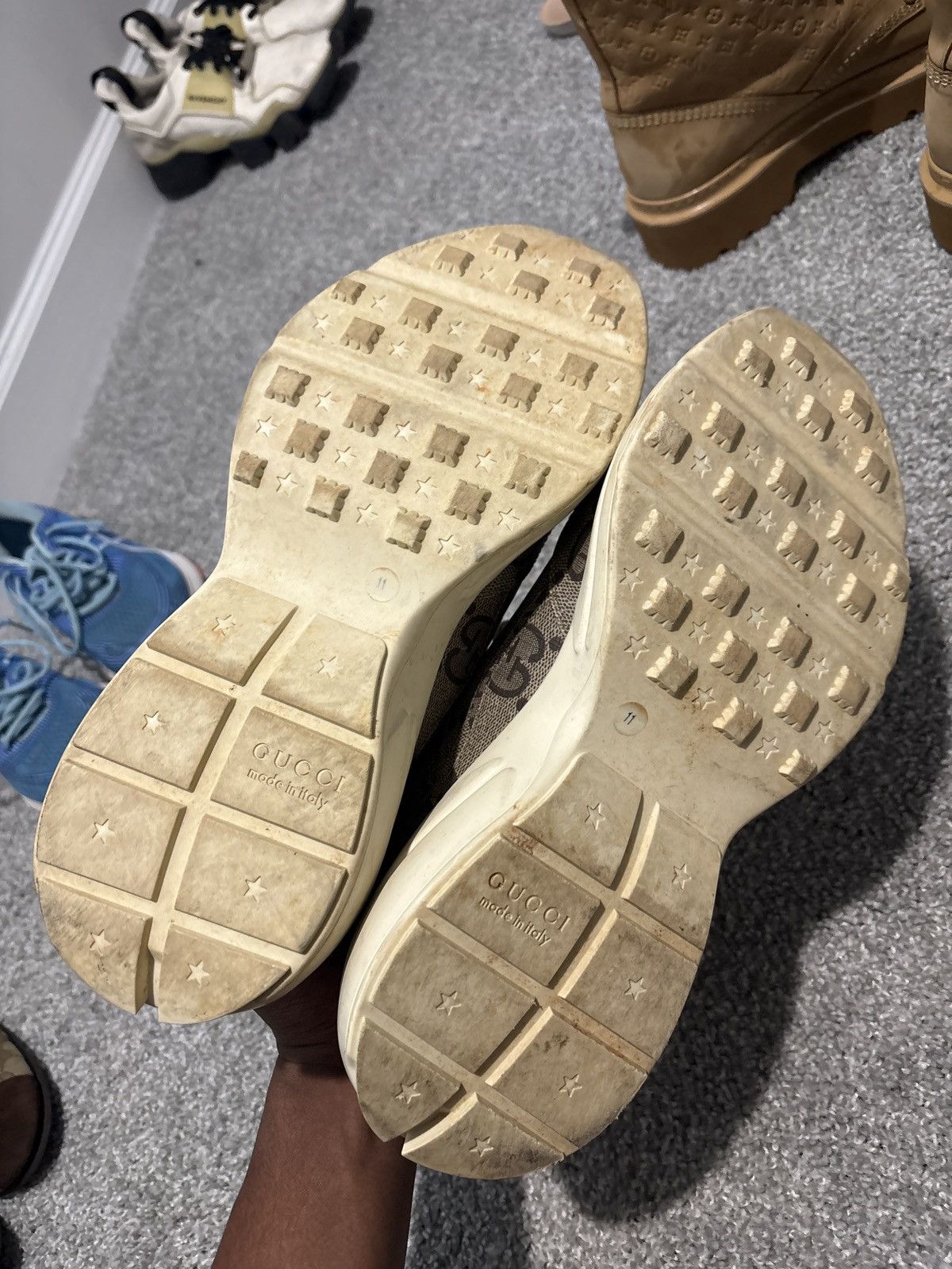Gucci Gucci 100 Rython Sneaker ‘beige monogram’ Size US 11 / EU 44 - 8 Thumbnail