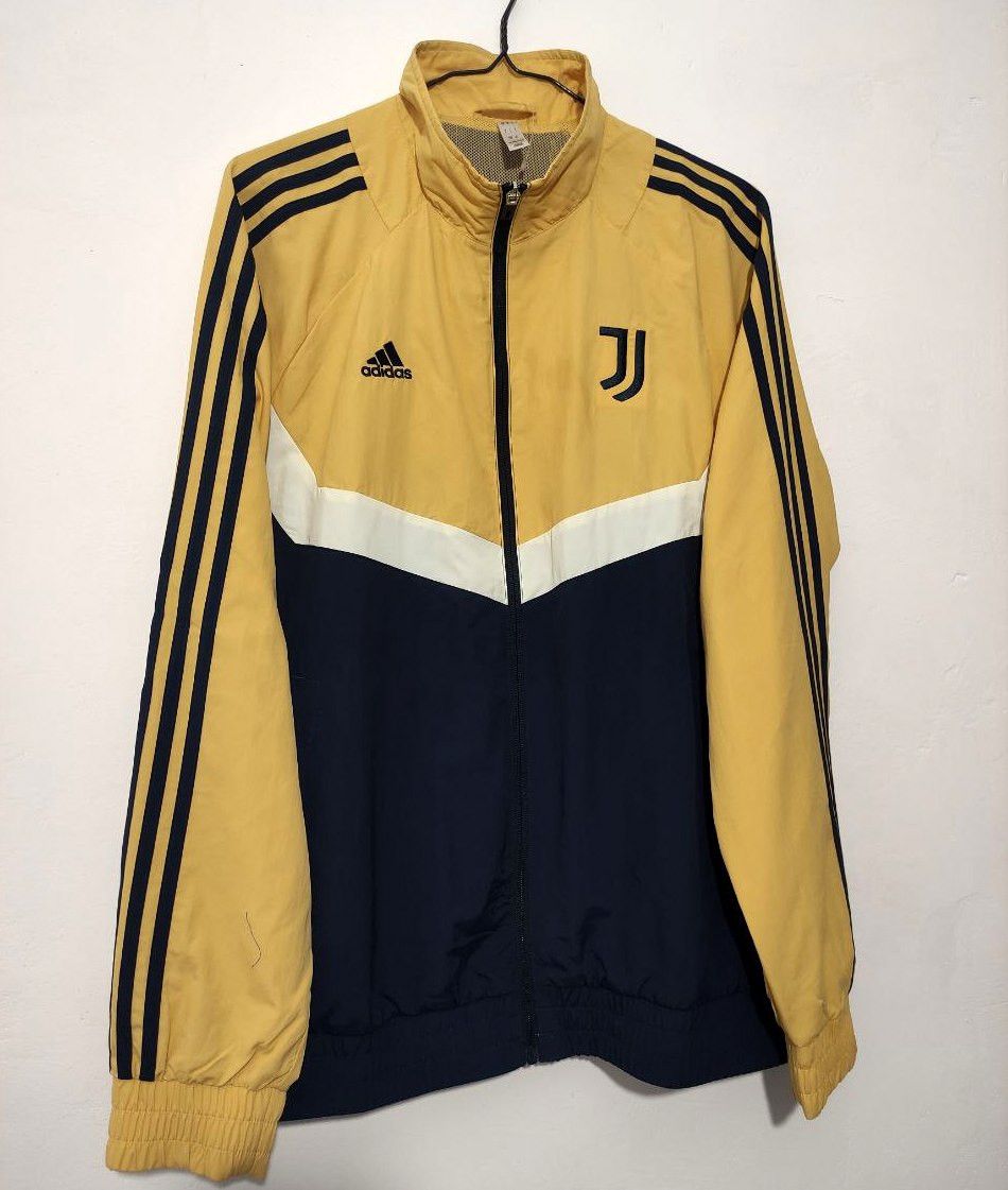 Adidas ADIDAS JUVENTUS TRACK TOP BLUE/YELLOW IT3857 SIZE L Size US L / EU 52-54 / 3 - 2 Thumbnail