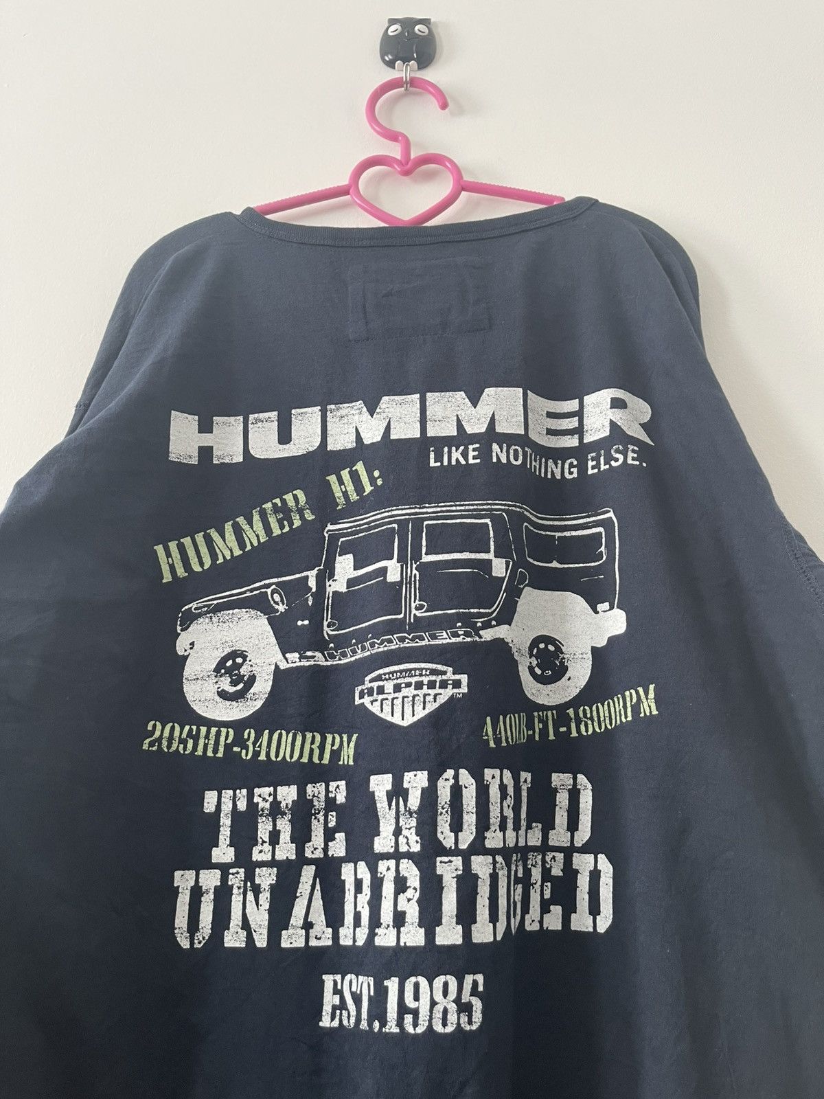 Vintage Rare Vintage HUMMER Like Nothing Else Big Logo Spell Out Size US XL / EU 56 / 4 - 2 Thumbnail