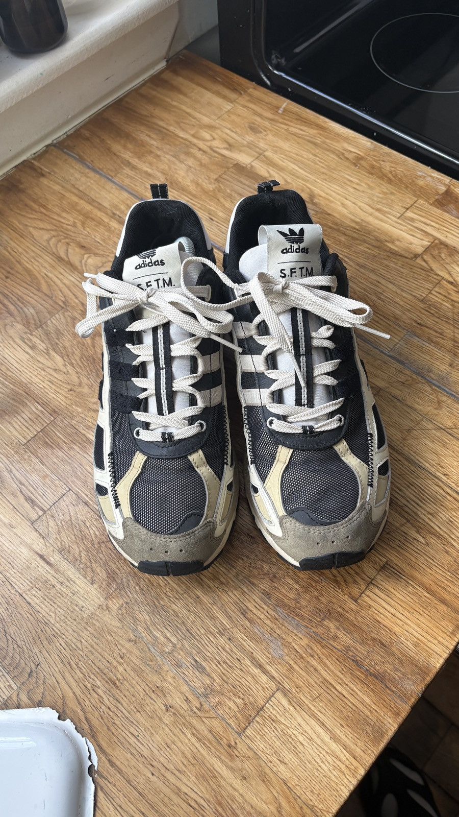 Adidas × Song For The Mute Adidas x Song for the Mute Shadowturf Black Cream White Size US 10.5 / EU 43-44 - 3 Thumbnail
