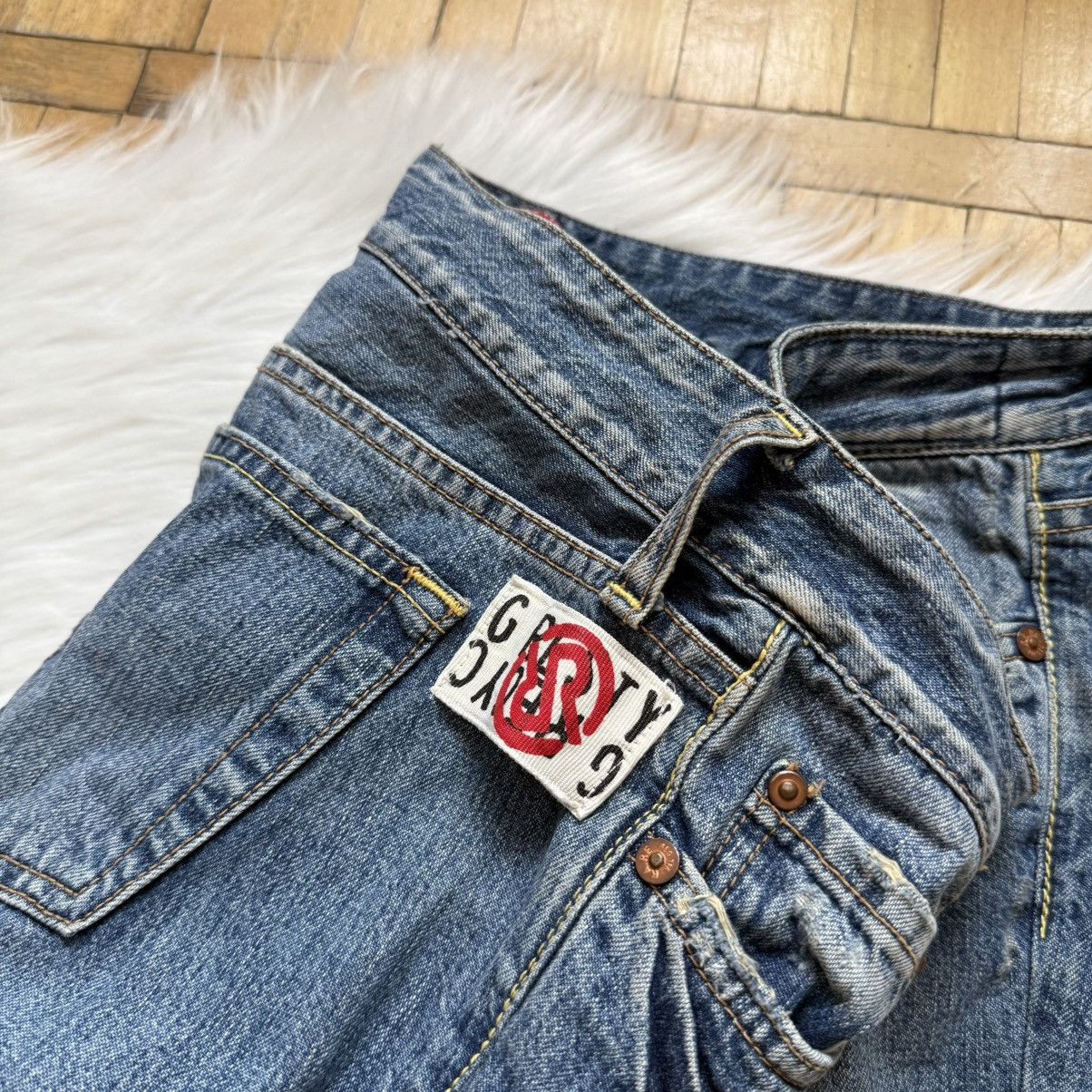 If Six Was Nine 📌 Vintage Ra.Re Y2K Ed Hardy style Bootcut Low Rise Jeans Size 28" / US 6 / IT 42 - 18 Thumbnail