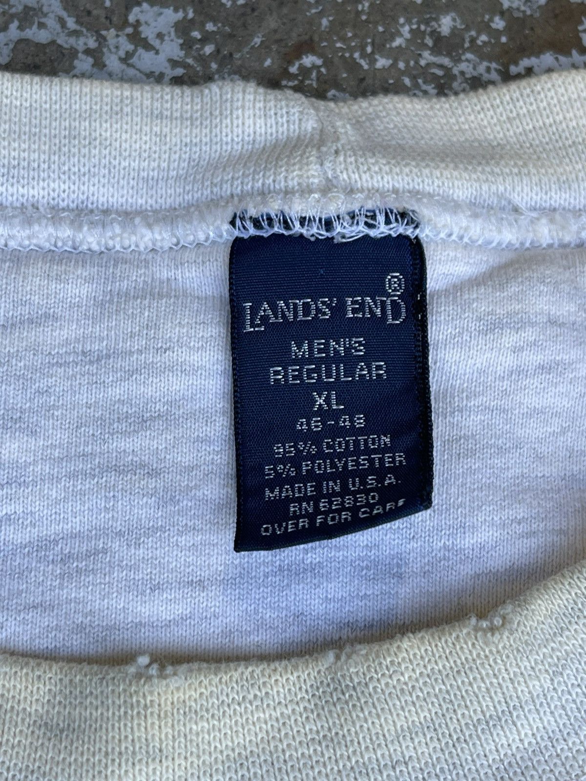 Lands' End Vintage Lands End Made In USA Sweatshirt Size US XL / EU 56 / 4 - 2 Thumbnail