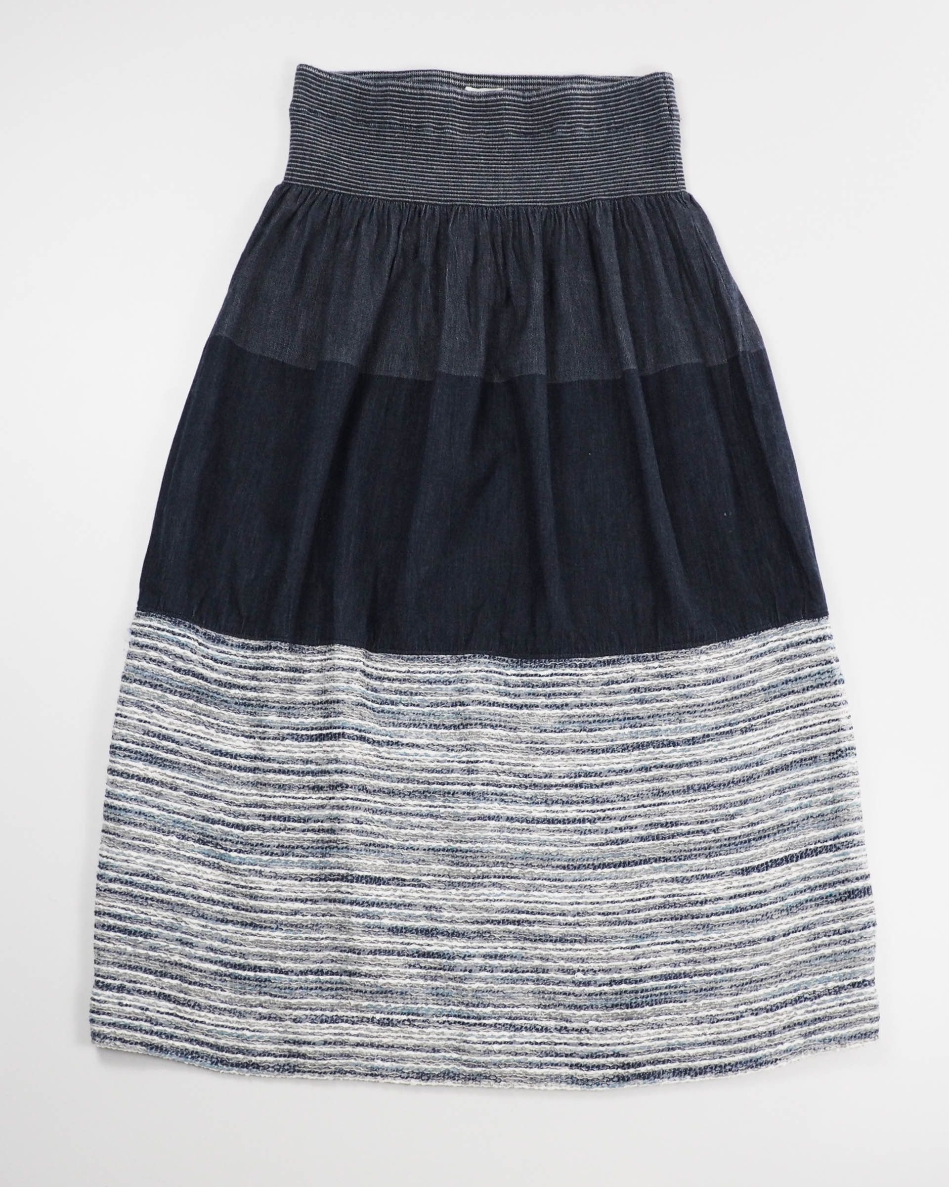 Issey Miyake Plantation boro skirt 28~30” Size 28" / US 6 / IT 42 - 1 Thumbnail