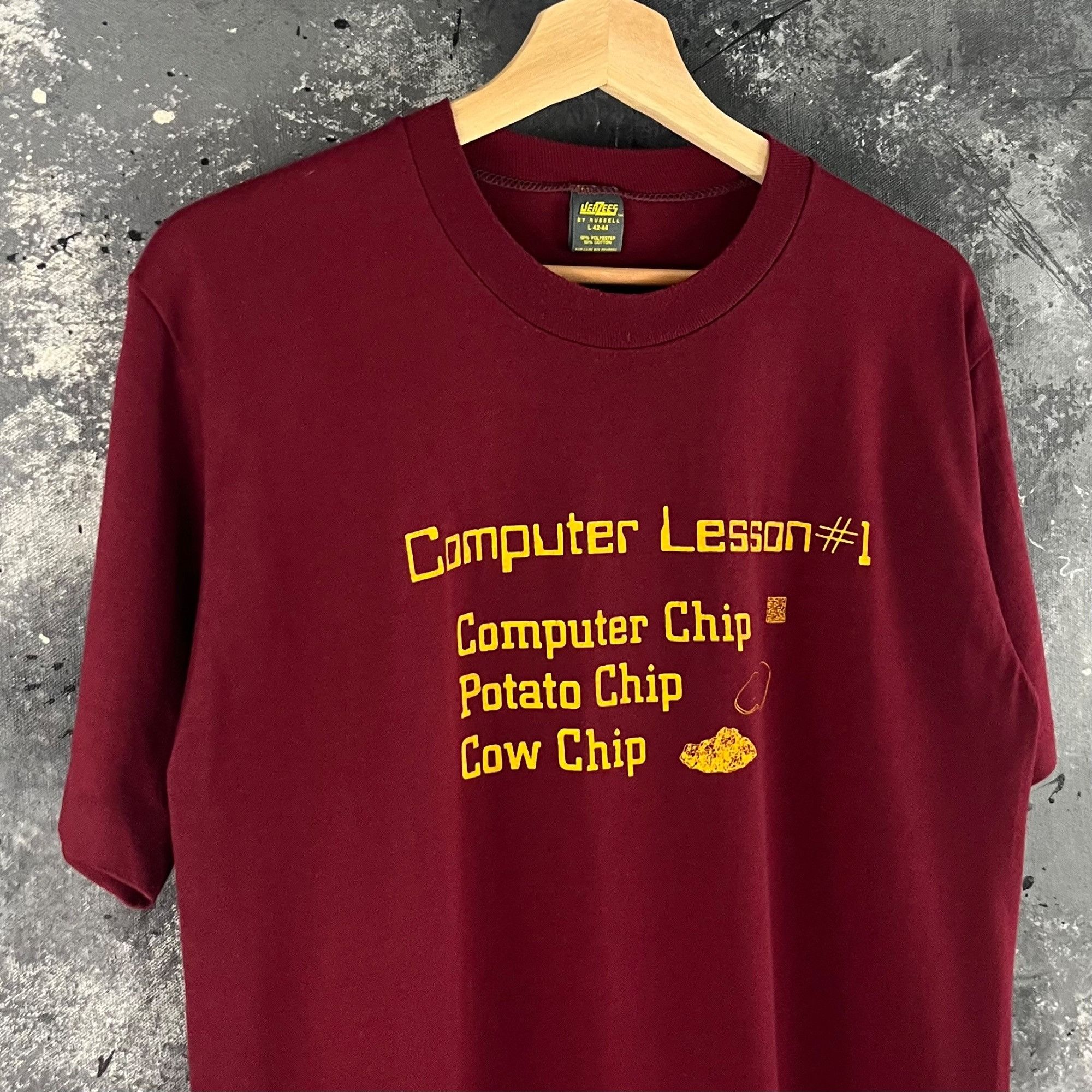 Vintage Vintage 80’s Computer tech shirt Size US L / EU 52-54 / 3 - 2 Thumbnail