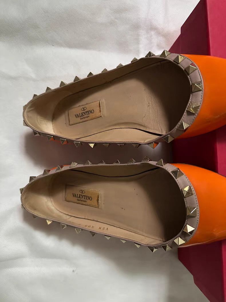 Valentino Valentino Women's Rockstud Ballet Flats Q9 Size US 6 / IT 36 - 6 Thumbnail