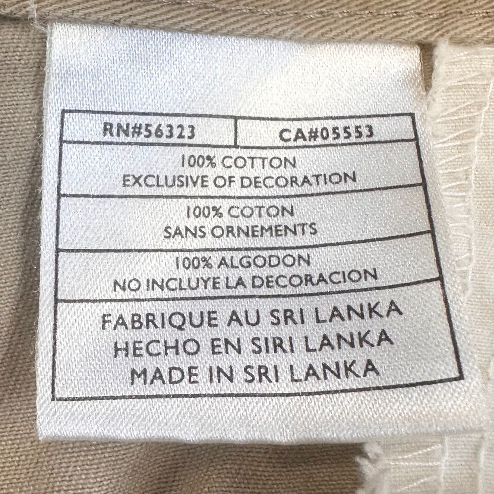 Nike Nike Mens Chinos Casual Canvas Cotton Khaki 40 x 8 Beige Golf Swoosh EUC Size US 40 / EU 56 - 4 Thumbnail