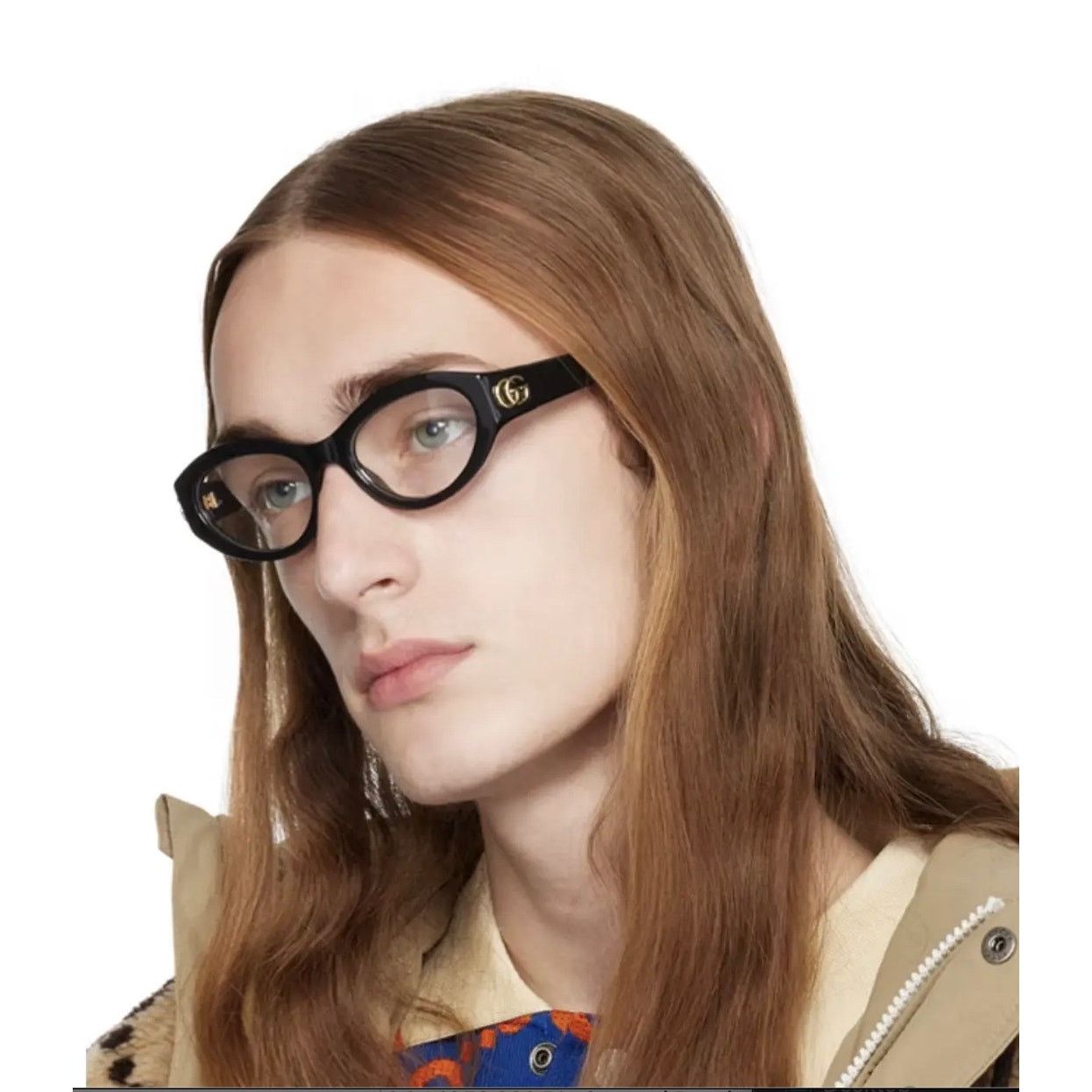 Gucci NEW Gucci GG1405O 002 Havana Transparent Unisex Authentic Size ONE SIZE - 8 Thumbnail