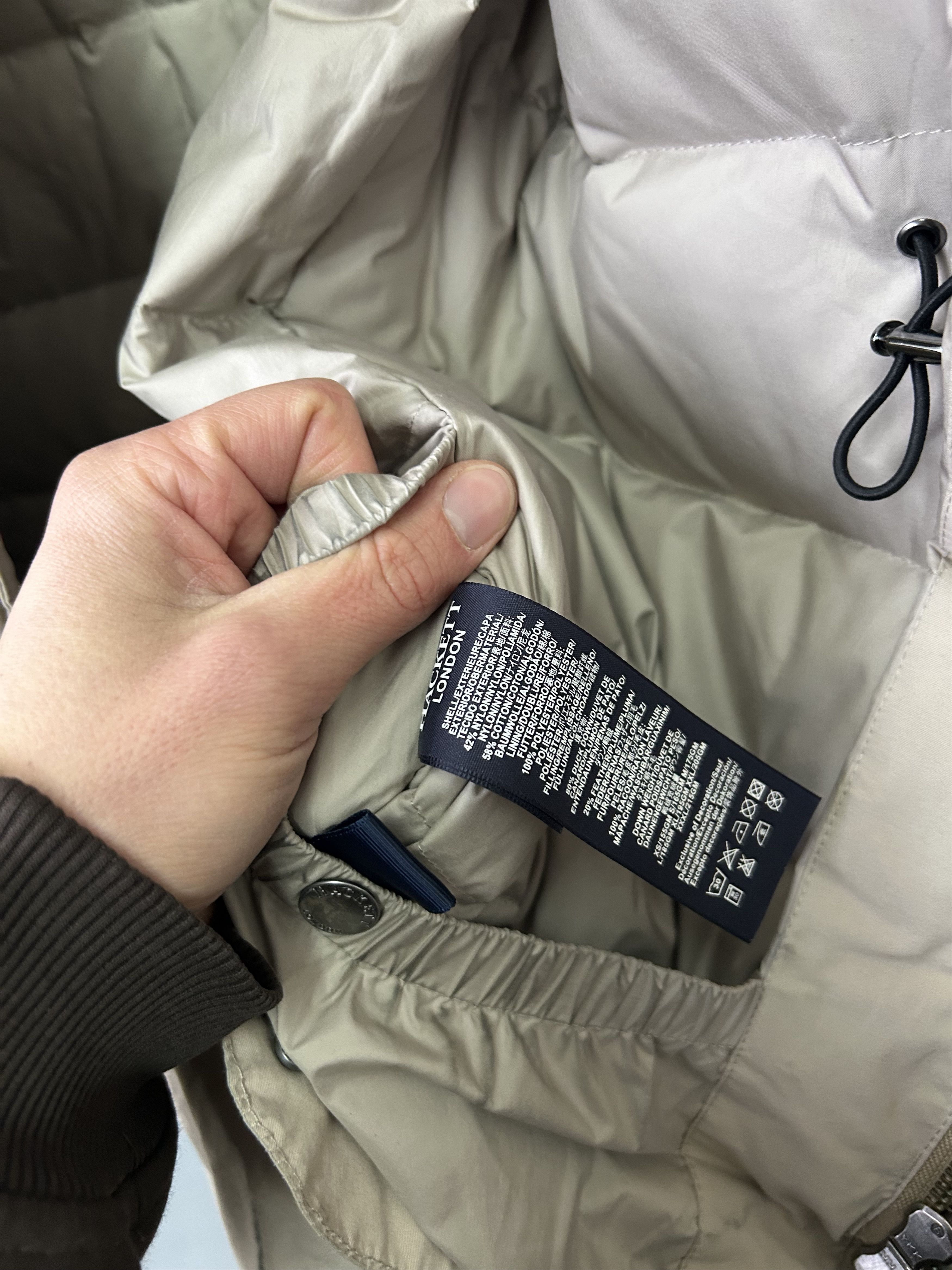 Hackett Hackett Mens Down Goose puffer jacket coat size S Size US S / EU 44-46 / 1 - 7 Thumbnail