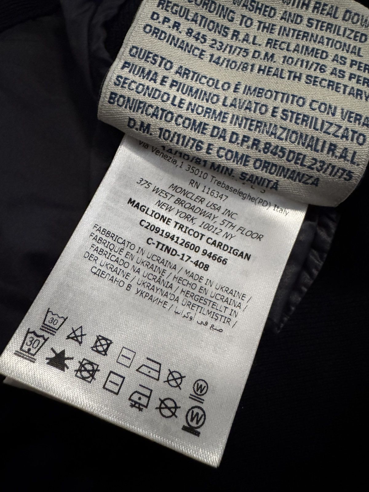 Moncler Moncler Down Cardigan Size US M / EU 48-50 / 2 - 10 Thumbnail