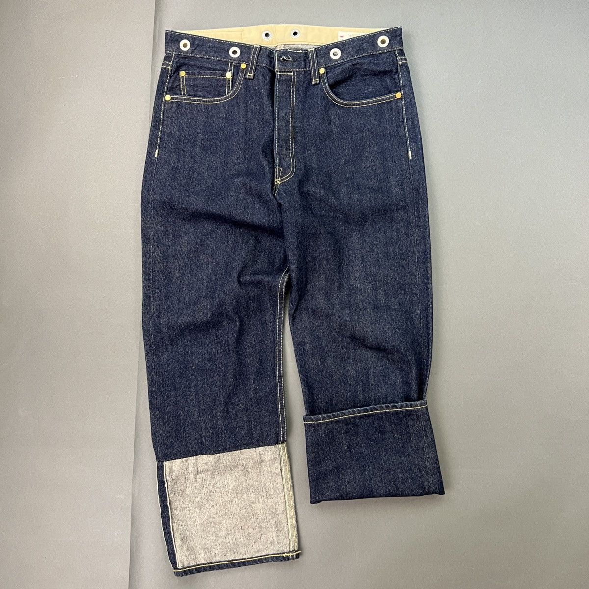Rag & Bone Rag & Bone 3/4th Convertible Straight Leg Selvedge Jeans Size US 30 / EU 46 - 3 Thumbnail