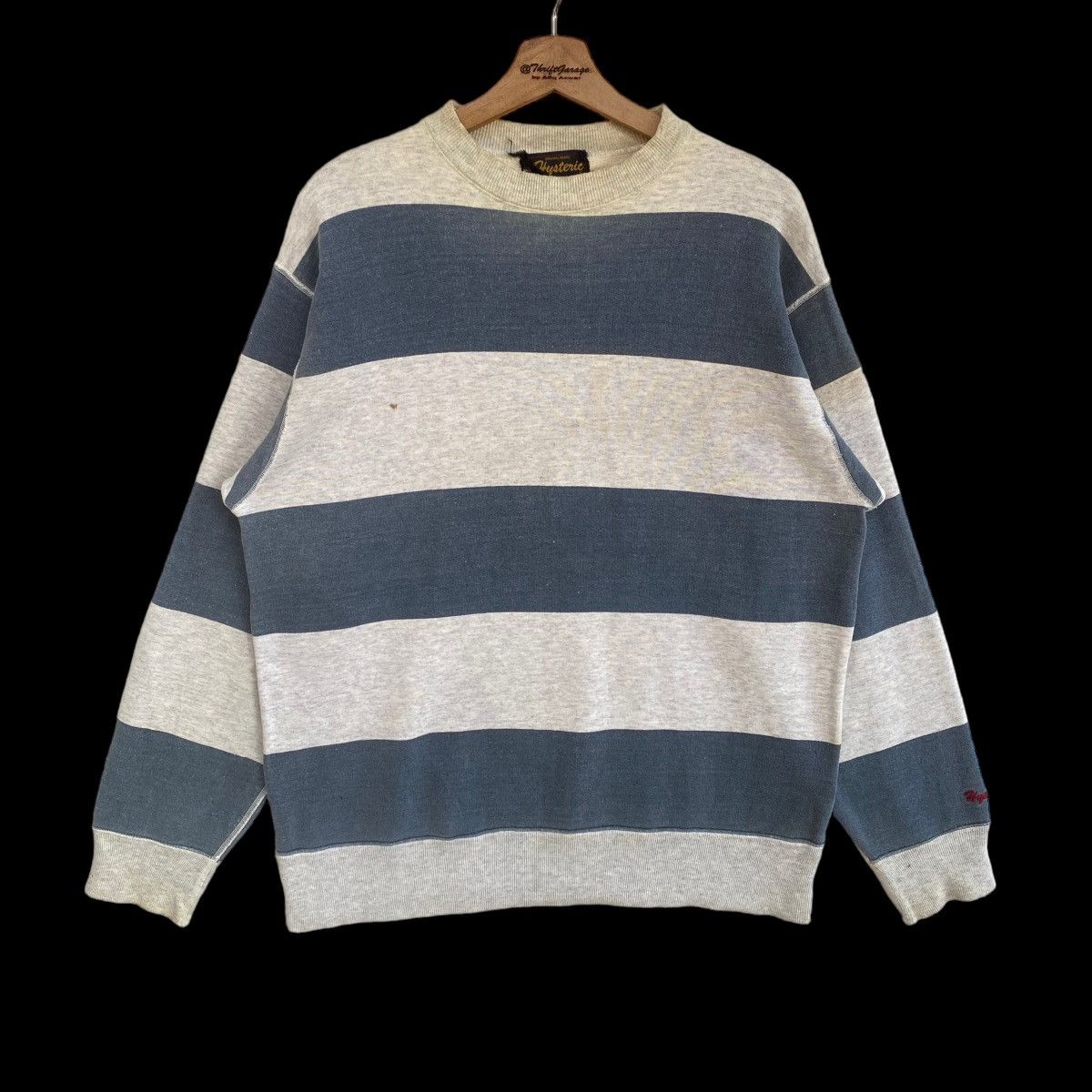 Hysteric Glamour Dont buy yet ! Hysteric Glamour Stripes Sweatshirt Size US XL / EU 56 / 4 - 1 Thumbnail