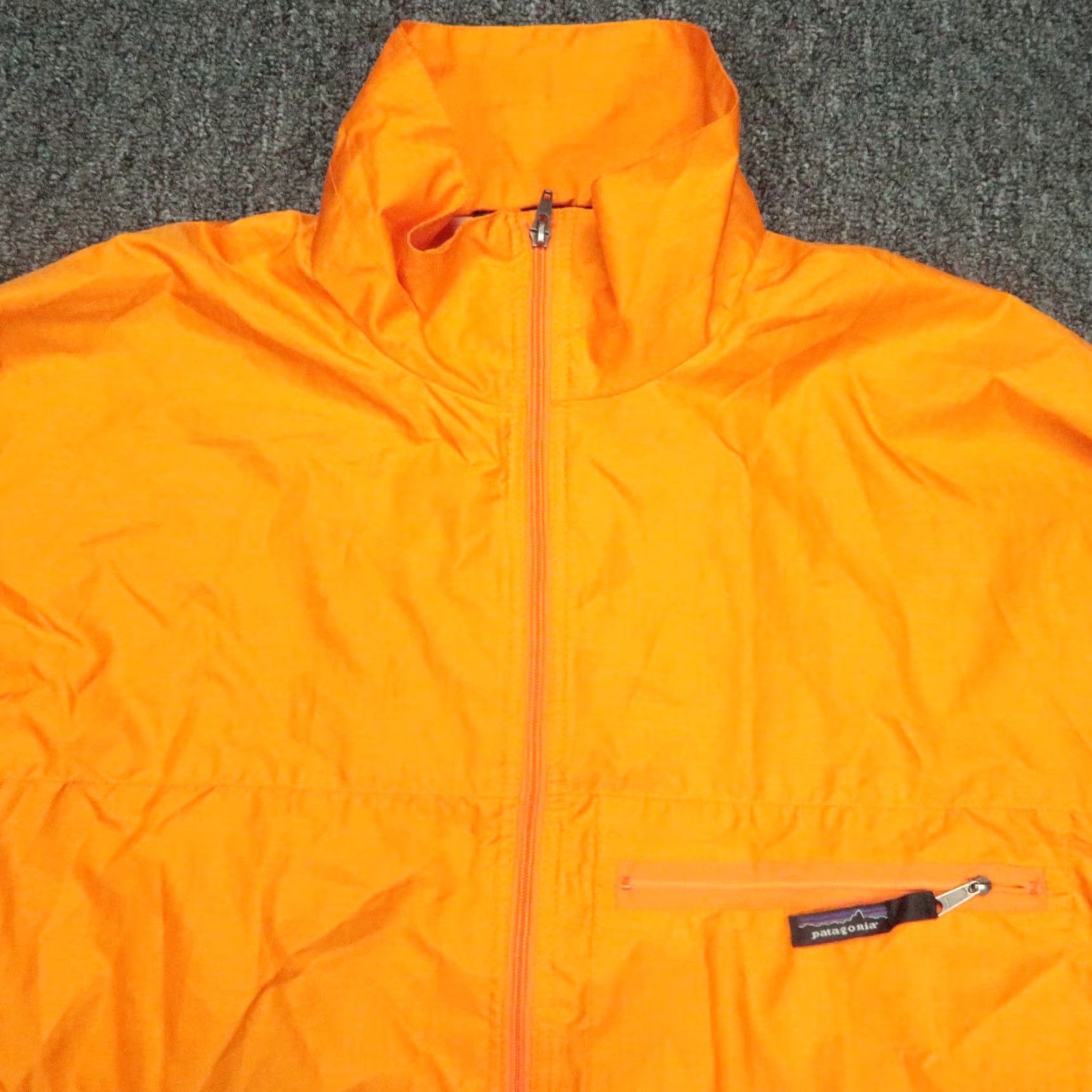 Patagonia VINTAGE Patagonia Jacket Mens Large Orange Wind Shield Hybrid Full Zip Pockets Size US L / EU 52-54 / 3 - 2 Thumbnail