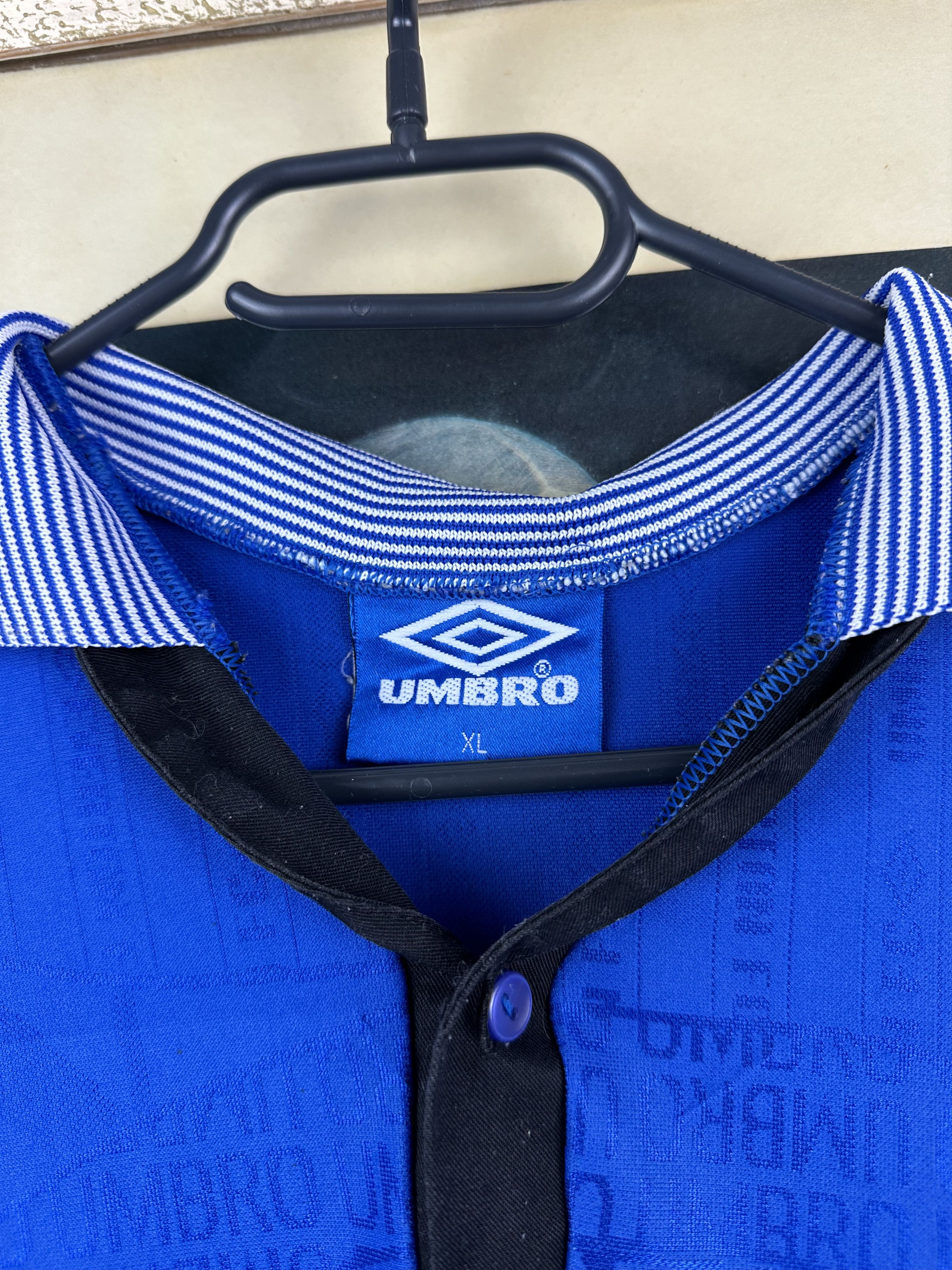 Umbro × Vintage Everton Home football shirt 1995 Soccer Umbro Jersey Rare Size US XL / EU 56 / 4 - 4 Thumbnail