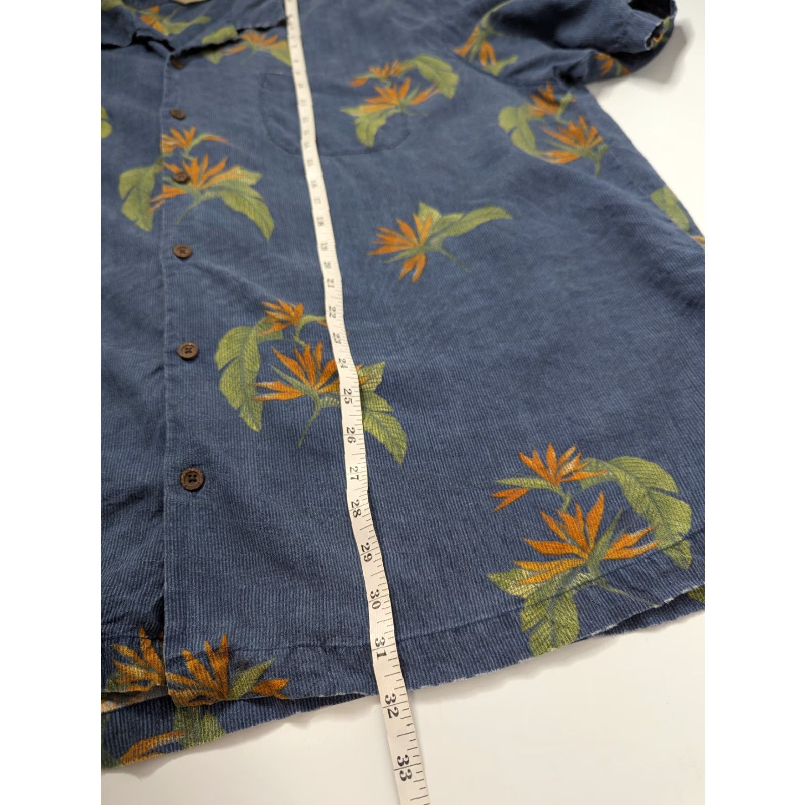 Tommy Bahama Tommy Bahama Shirt Mens 2XL Silk Floral Birds Of Paradise Loop Collar Hawaiian Blue Size US XXL / EU 58 / 5 - 4 Thumbnail