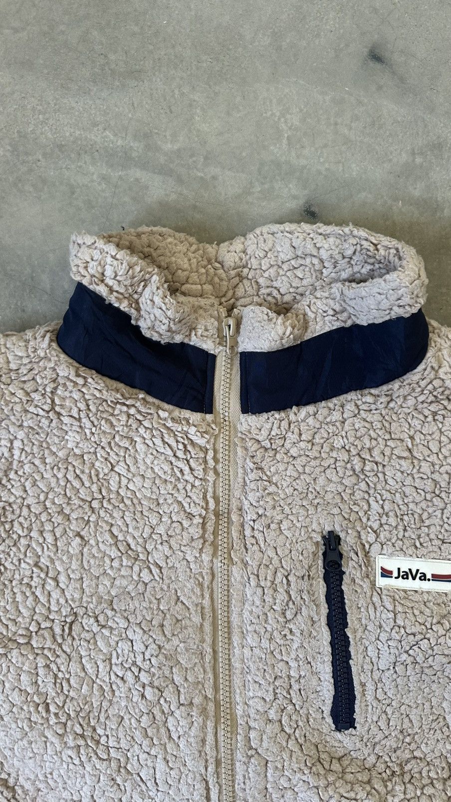 Japanese Brand JAVA MIDZIPPER FLEECE SWEATER Size US L / EU 52-54 / 3 - 6 Thumbnail