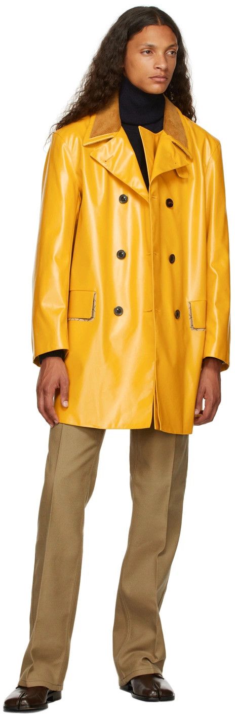 Maison Margiela o1y1124 Canvas Coat in Yellow Size US M / EU 48-50 / 2 - 4 Thumbnail