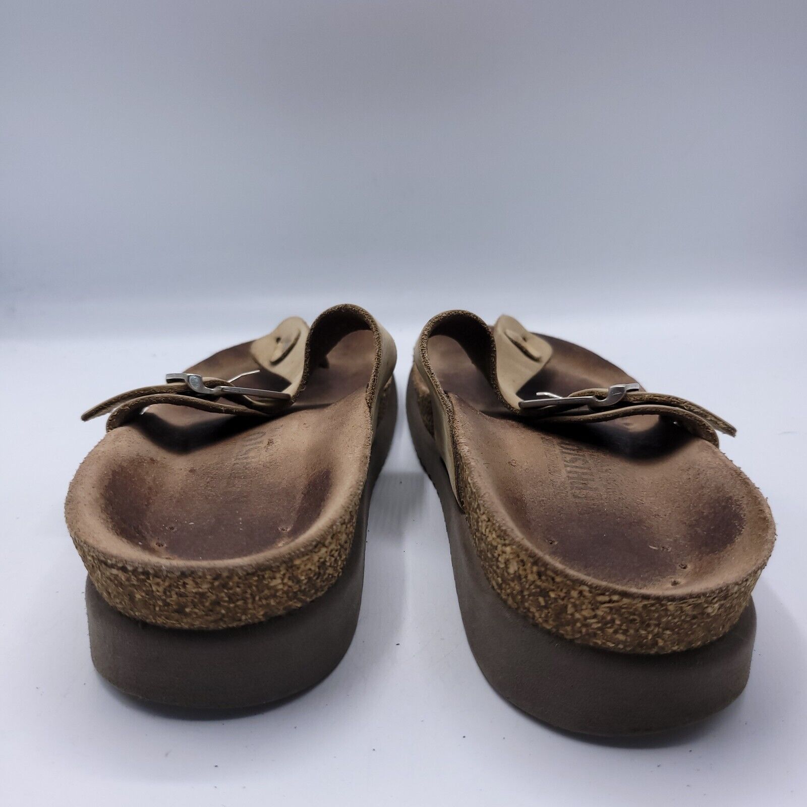 Mephisto Mephisto Casual Leather Slide Sandal Womens Size 7 38 Brown Size US 7 / IT 37 - 3 Thumbnail