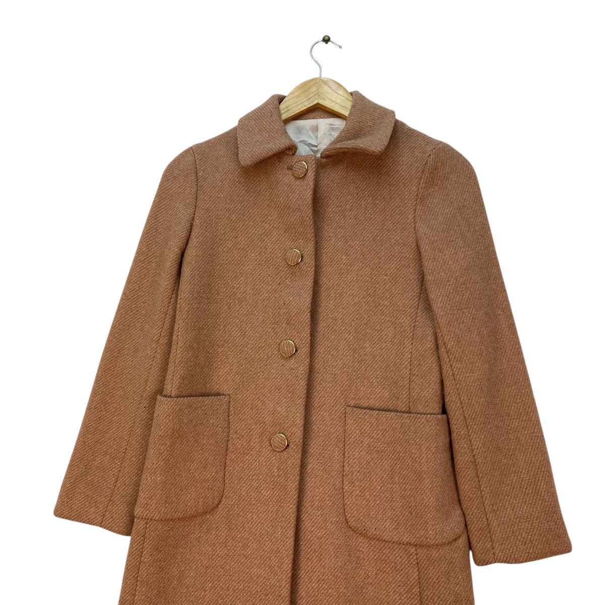 Harris Tweed 💥Vintage Harris Tweed Long Coat Jacket Size S / US 4 / IT 40 - 4 Thumbnail