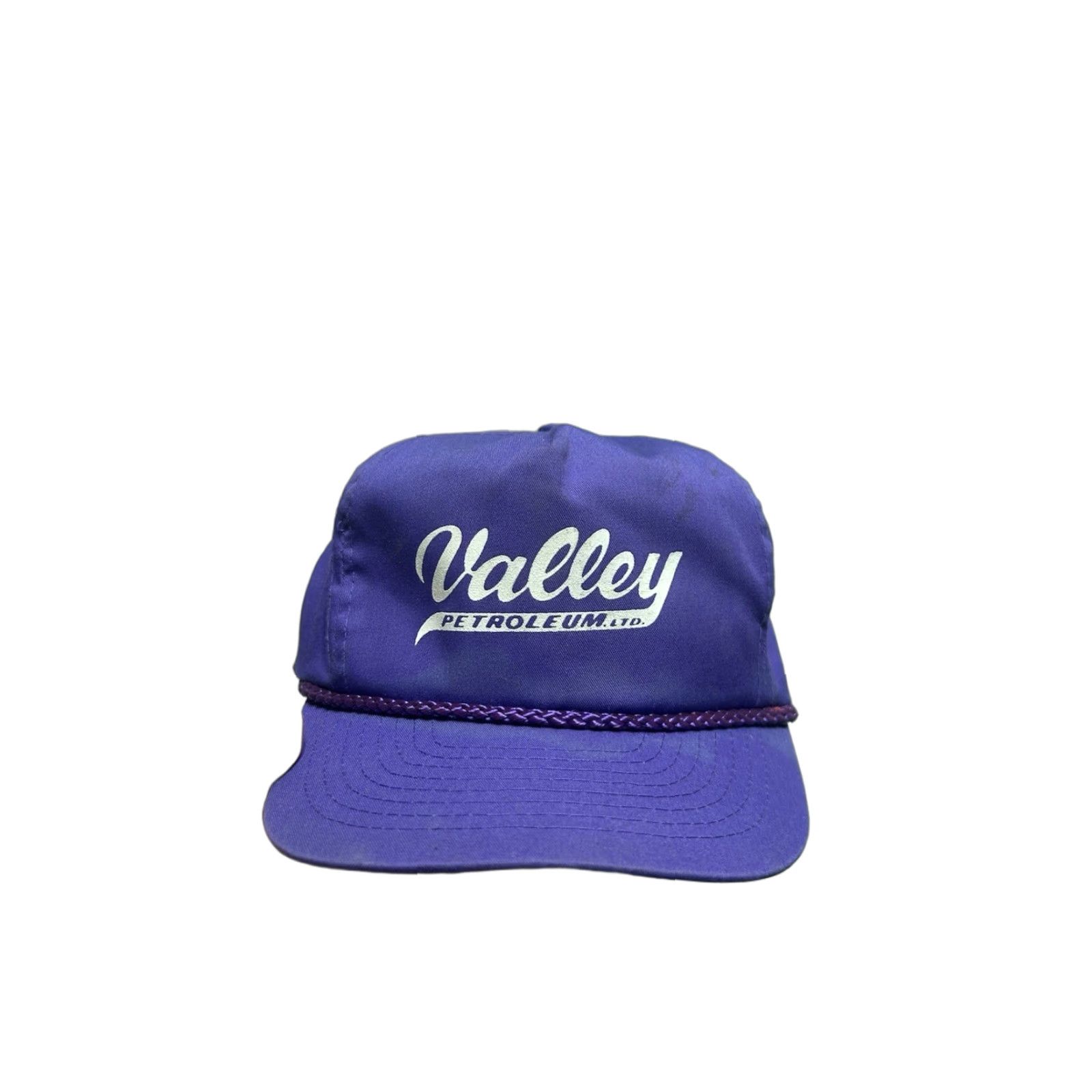 GAS VINTAGE GAS SnapBack Hat Cap Valley Petroleum Oil Gas Michigan Purple Adjustable Men Size ONE SIZE - 1 Thumbnail