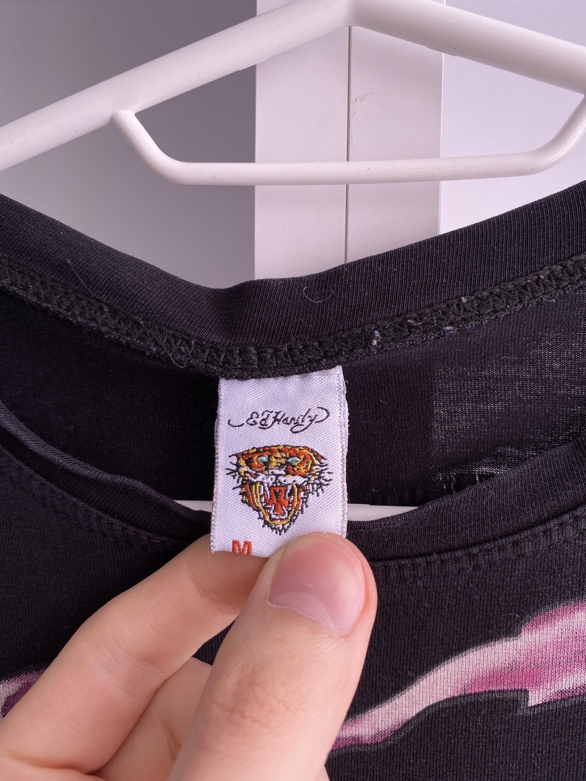 Ed Hardy × Vintage Vintage Ed Hardy Women’s tee shirt Y2k style Size M / US 6-8 / IT 42-44 - 6 Thumbnail