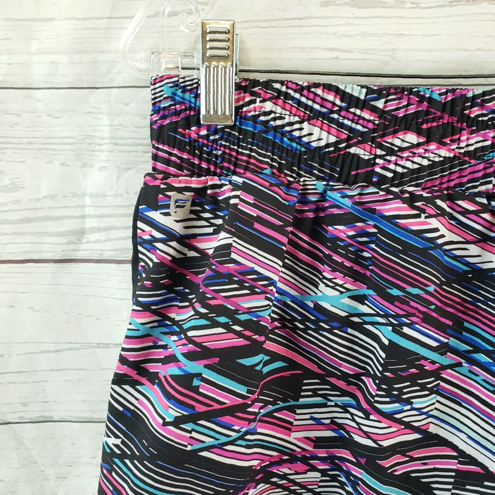 Fabletics Fabletics Womens Shorts M Black Pink Lined Mid Rise Zip Pockets Athletic Shorts Size 32" / US 10 / IT 46 - 4 Thumbnail