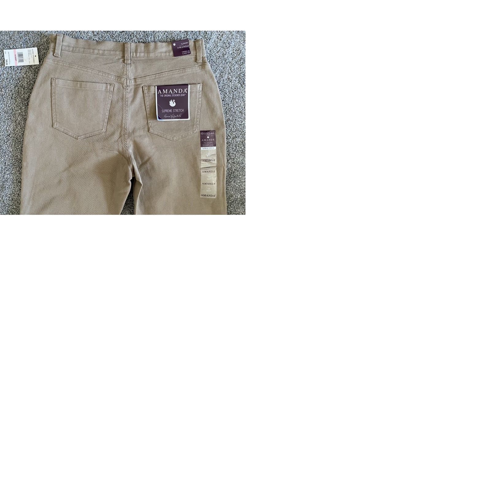 Gloria Vanderbilt VINTAGE Gloria Vanderbilt Amanda Jeans Brown 10 Short Women’s Tapered NWT Hazelnut Size 32" / US 10 / IT 46 - 10 Thumbnail