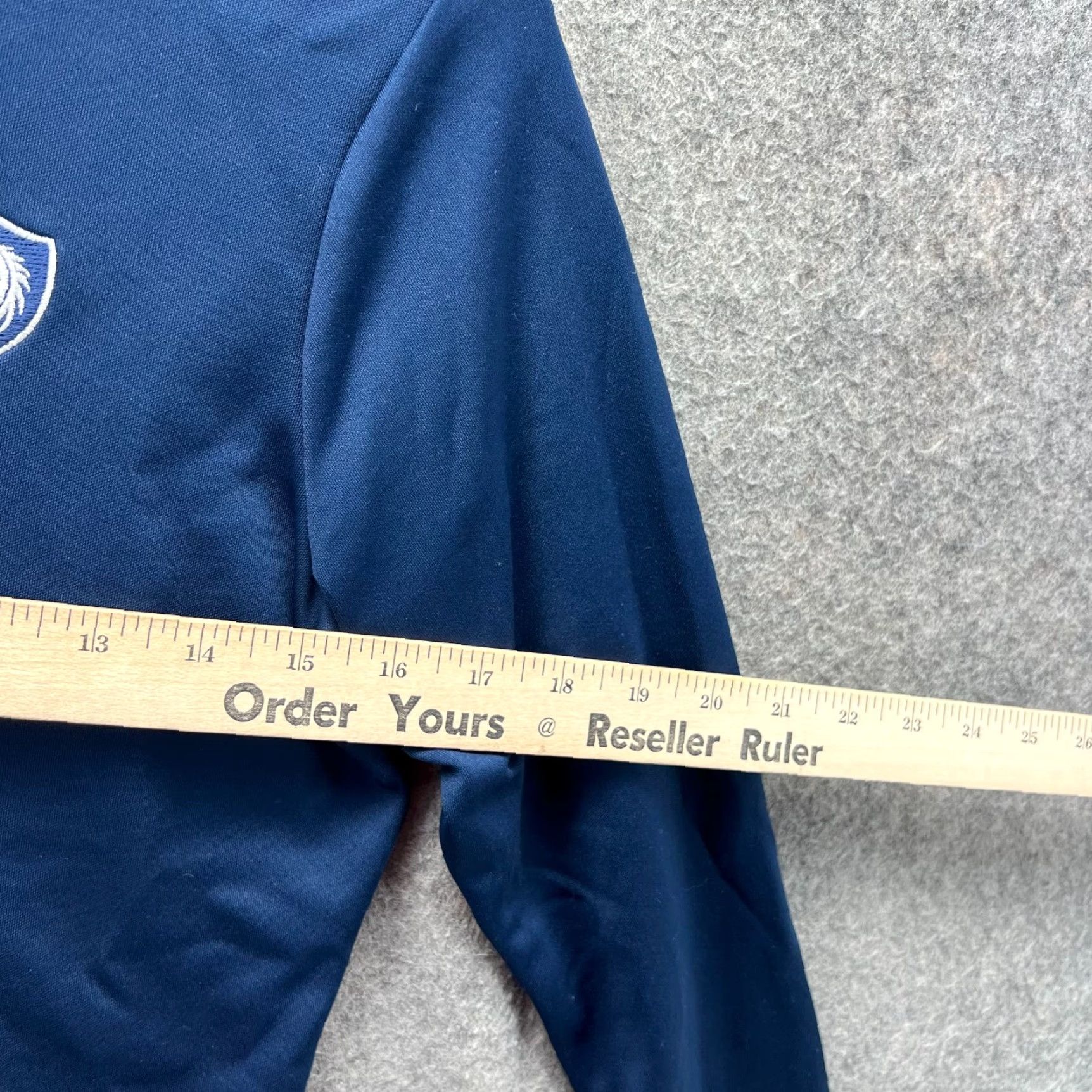 Adidas Adidas Polo Shirt Women Small Blue Navy Golf Patch Athletic Long Sleeve Polo Shirt Ladies Blue Navy Short Sleeve? Size S / US 4 / IT 40 - 3 Thumbnail