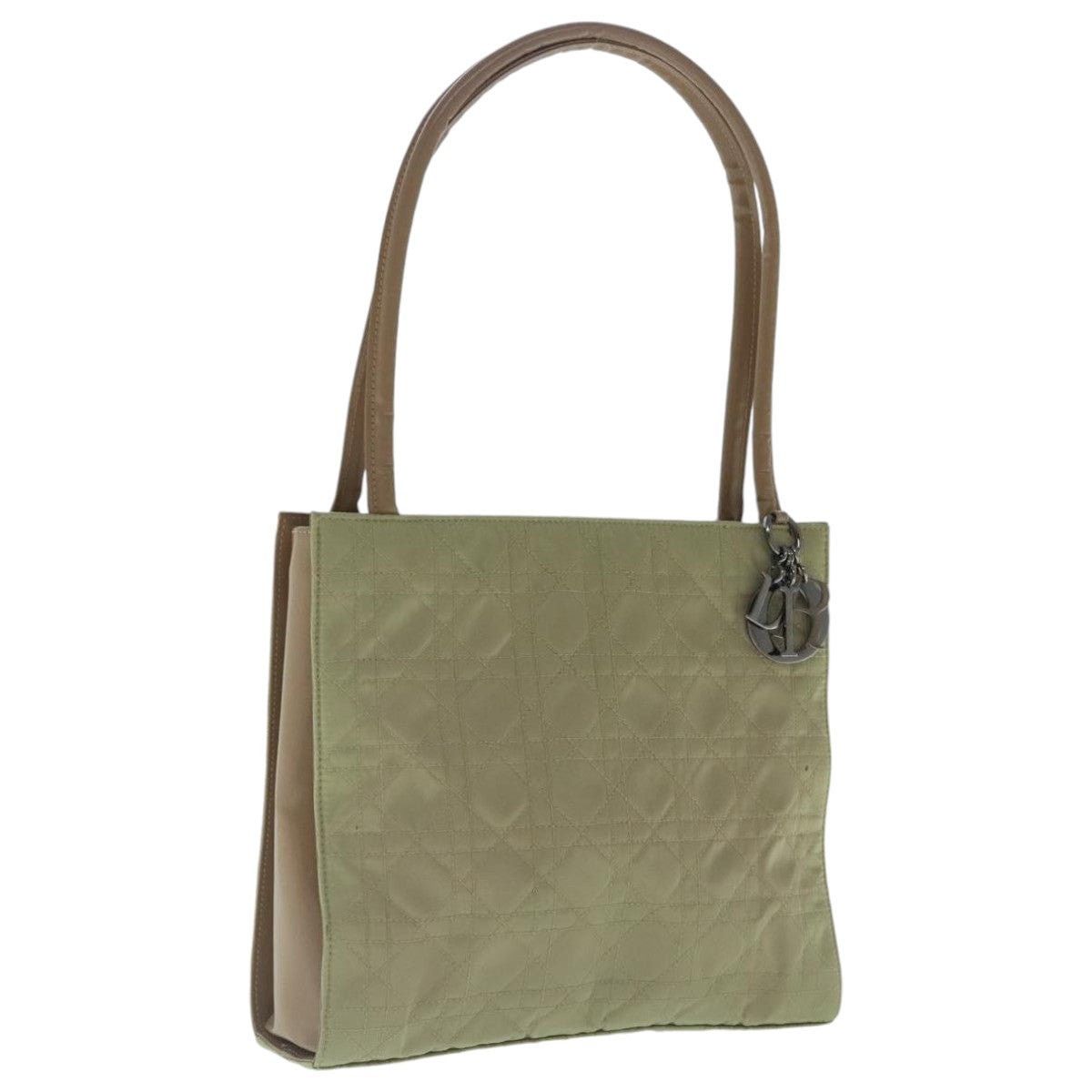 DIOR Canage Shoulder Bag Nylon Beige
