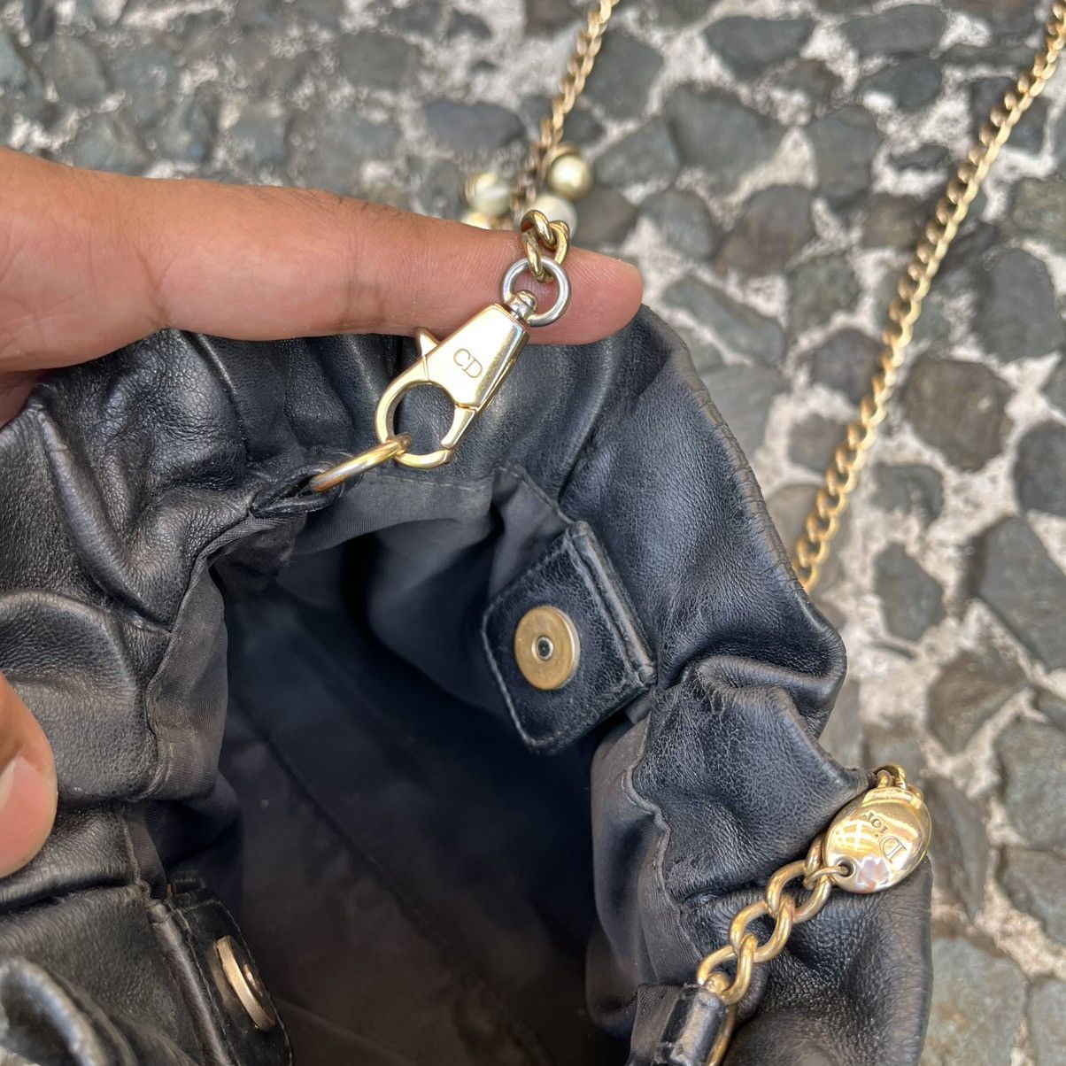 Dior Vintage 2000s Christian Dior Gaufré Cannage Délices Mini Bag Size ONE SIZE - 11 Thumbnail