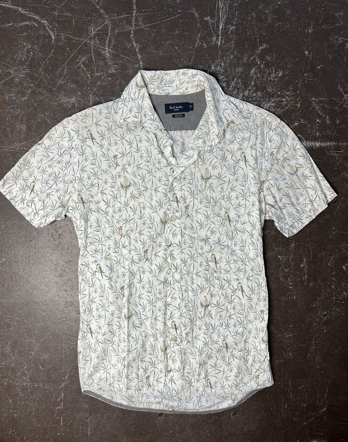 Paul Smith short sleeved button up with jungle pattern Size US S / EU 44-46 / 1 - 1 Thumbnail