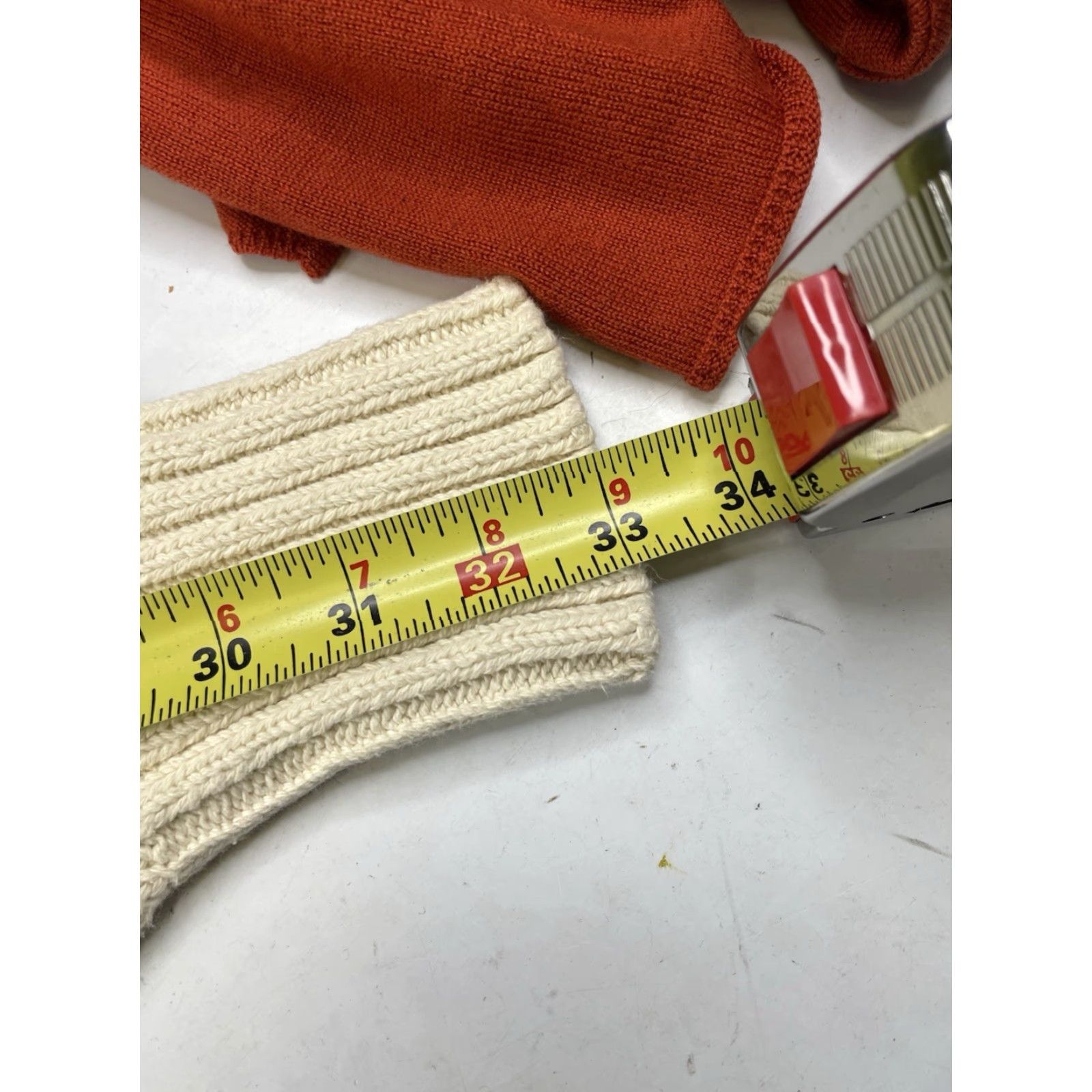 Polo Ralph Lauren VINTAGE Polo Ralph Lauren White Cotton Knit Pullover Crew Neck XL Men Sweater Size US XL / EU 56 / 4 - 4 Thumbnail