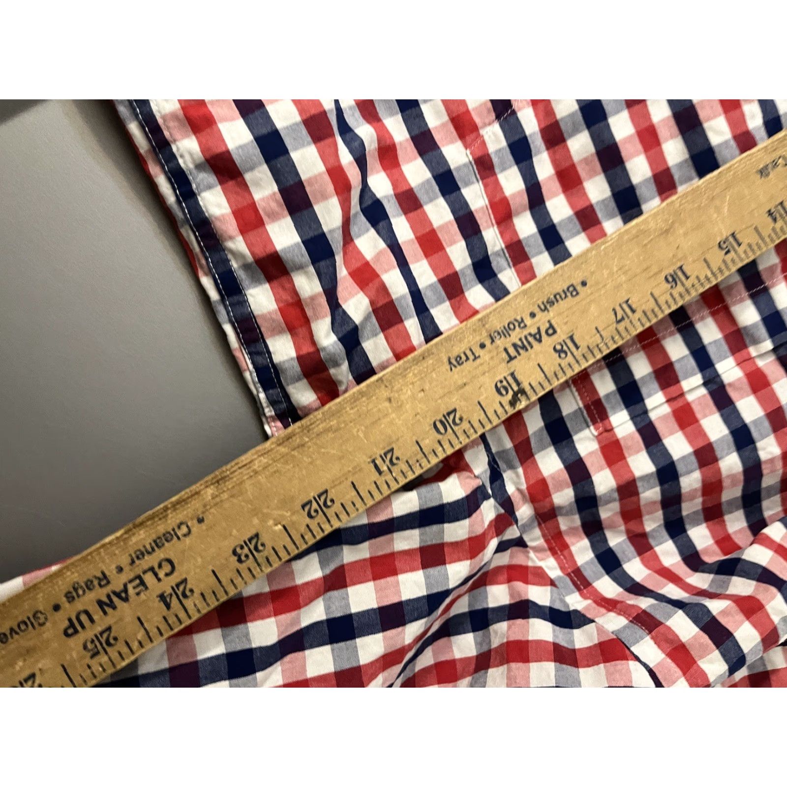 Izod IZOD Men's Long Sleeve Button Down Shirt M Multicolor Gingham Casual Golf Polo Mens Size US M / EU 48-50 / 2 - 5 Thumbnail