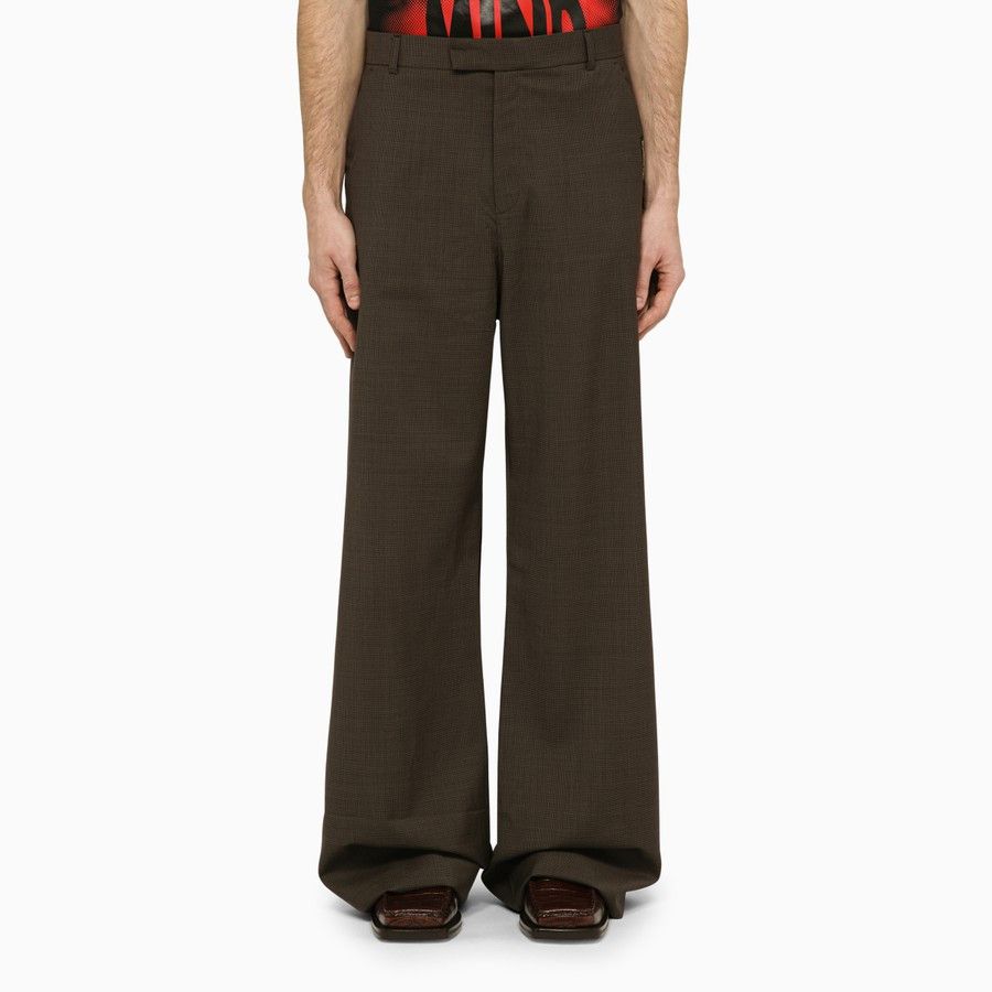 image of Martine Rose O1D2Blof0424 Pants In Brown, Men's (Size 32)