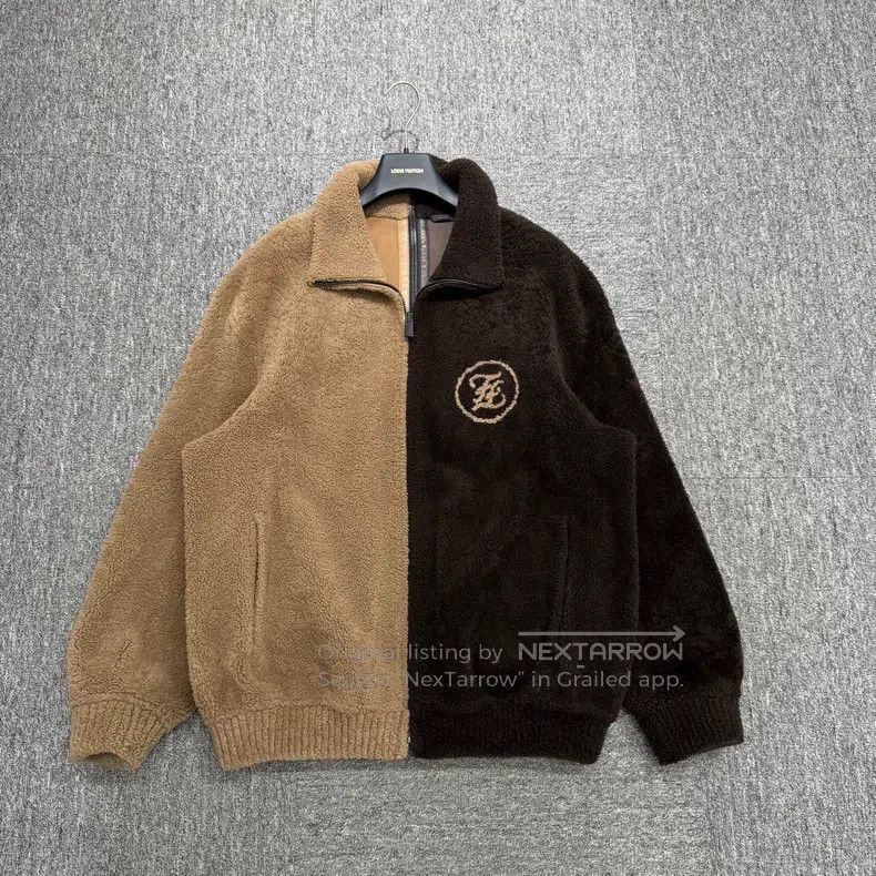 Fendi Fendi Leather and Fur Integrated Patchwork Jacket Size US M / EU 48-50 / 2 - 1 Thumbnail