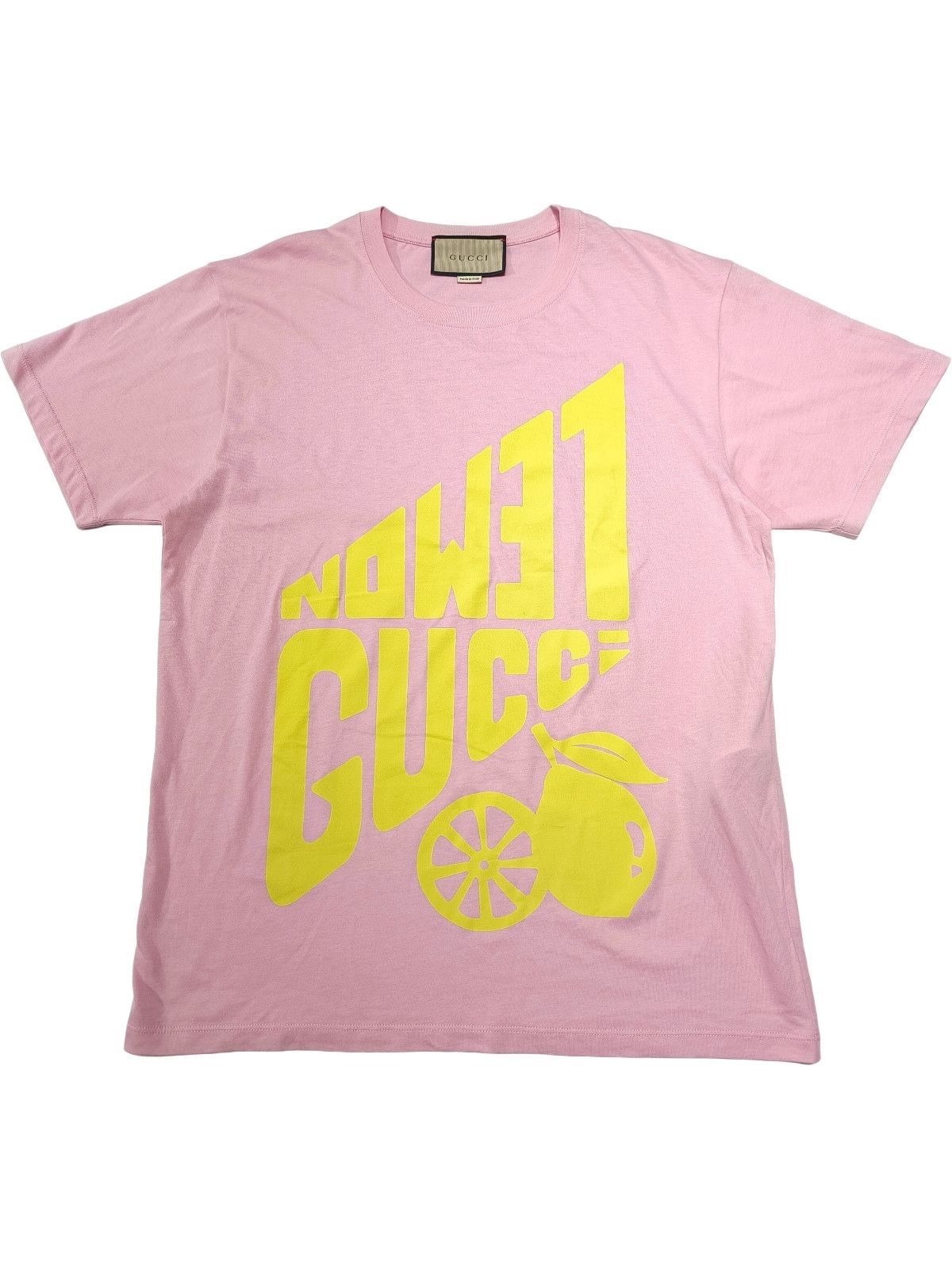 Gucci Gucci Lemon Print T-Shirt Pink XS Size XS / US 0-2 / IT 36-38 - 1 Thumbnail