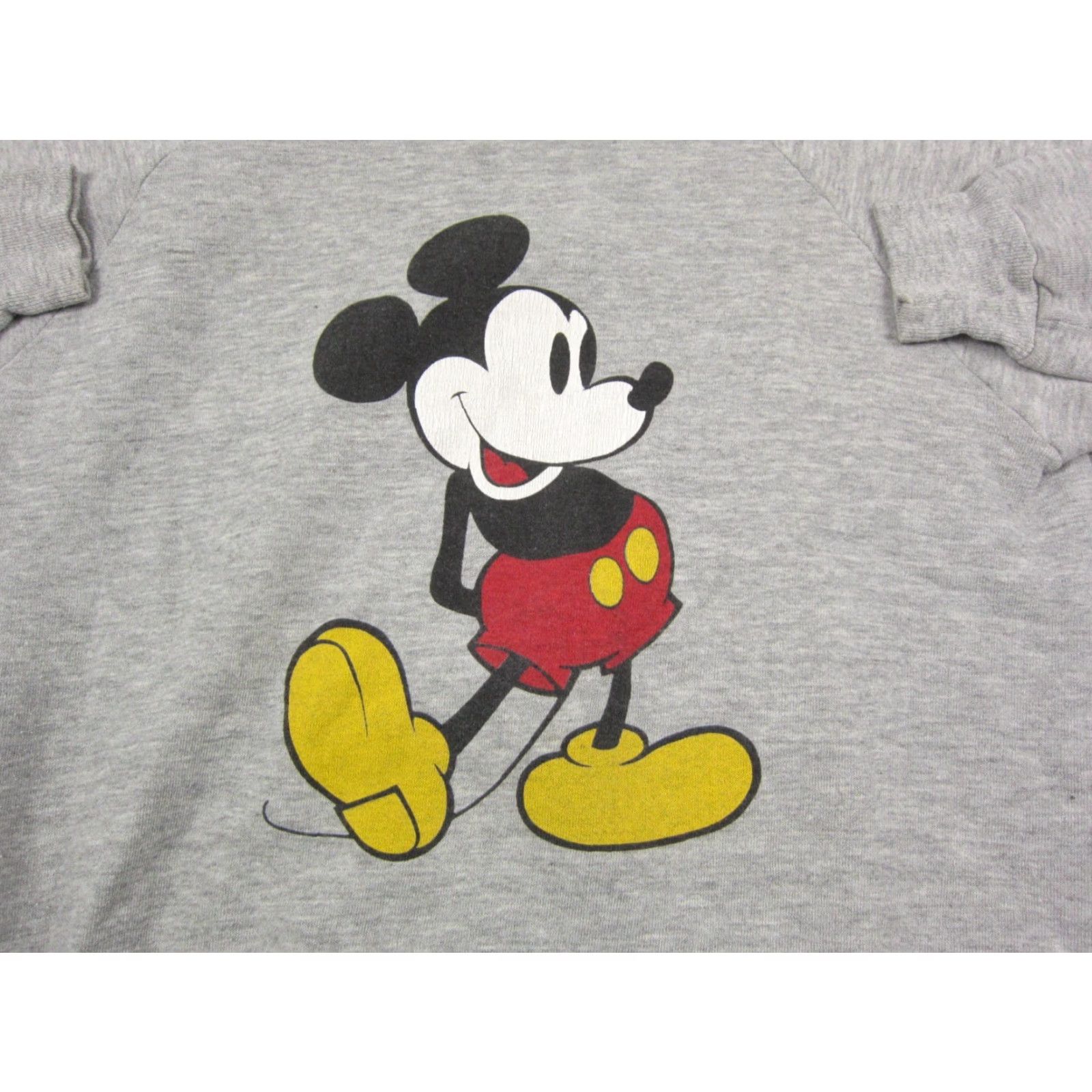 Disney VINTAGE Disney Mickey Mouse Sweatshirt Mens L Gray 90s Cotton Polyester Fleece Crew Neck Logo Pullover Sweatshirt Size US L / EU 52-54 / 3 - 2 Thumbnail