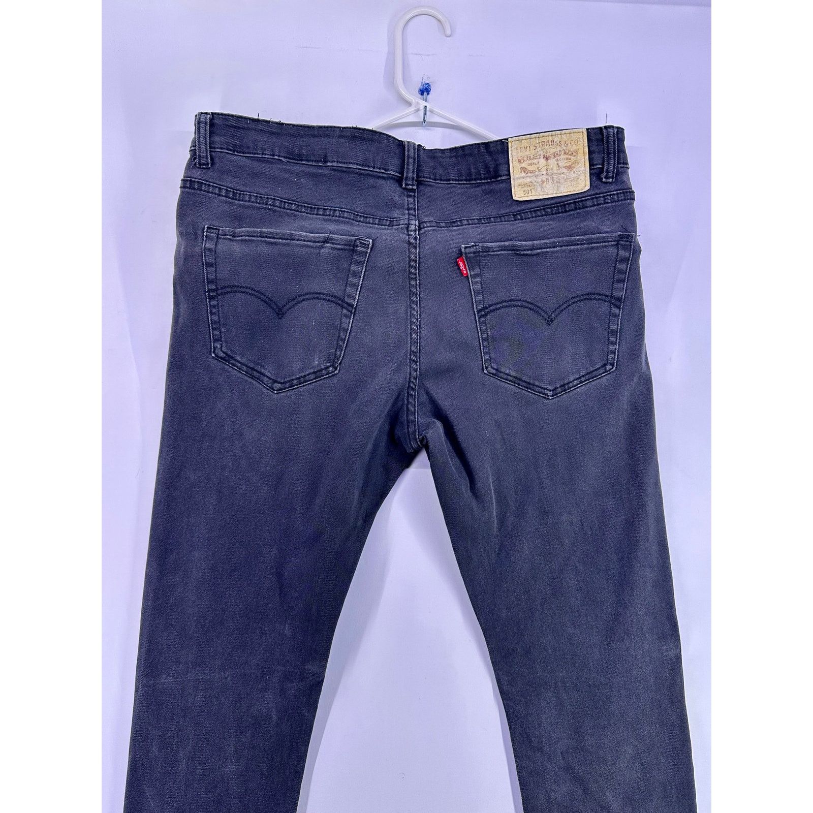Levi's Vintage 501 Batwing Black Levi’s Jeans Size 36/32 Size US 36 / EU 52 - 9 Thumbnail