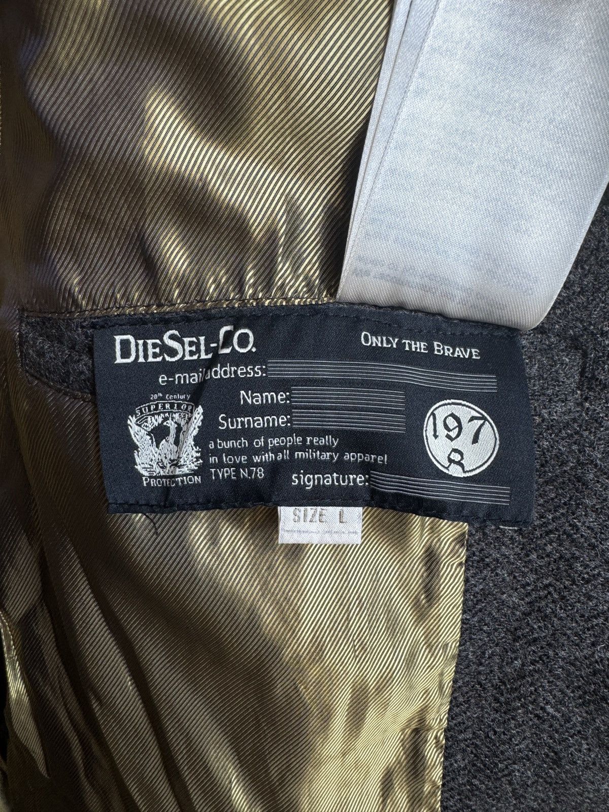 Diesel Diesel wool rayon grey tweed sport coat blazer jacket size L Size 42R - 16 Thumbnail