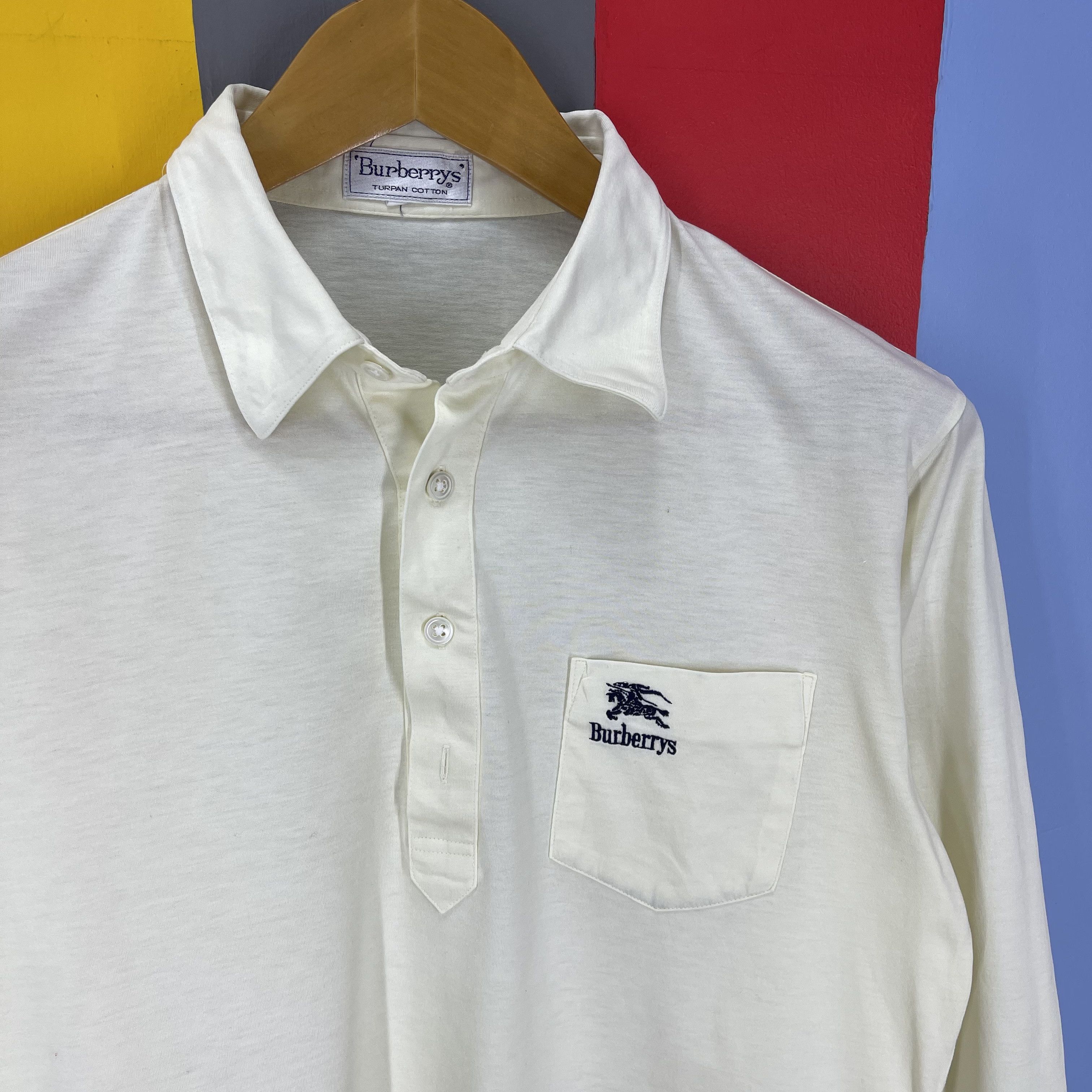 Burberry 90s Vintage BURBERRYS Turpan Cotton T Shirt #1485/AY Size US S / EU 44-46 / 1 - 2 Thumbnail