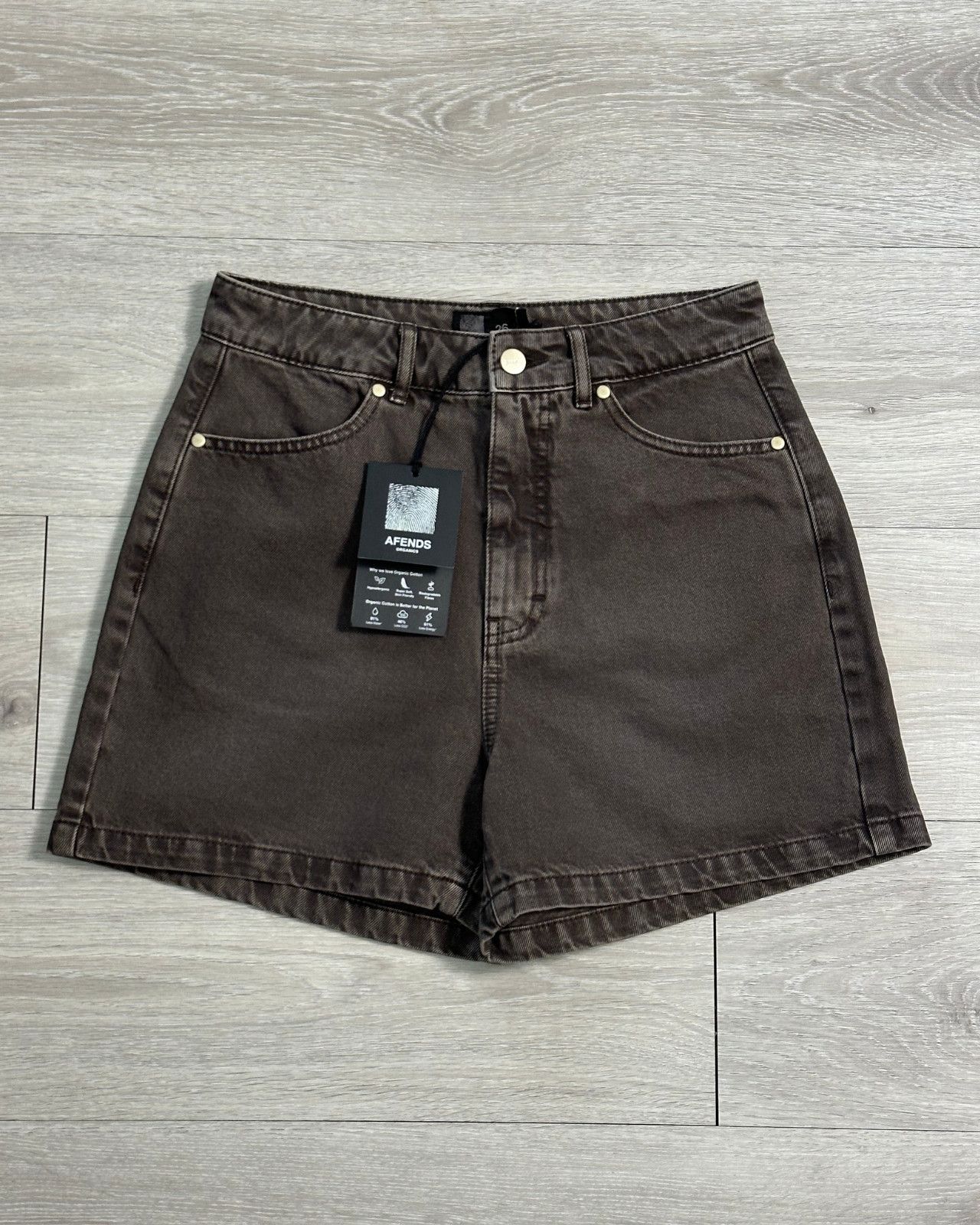 Afends NWT Afends - Seventy Threes - Organic Denim Shorts - 26 Size 26" / US 2 / IT 38 - 1 Thumbnail