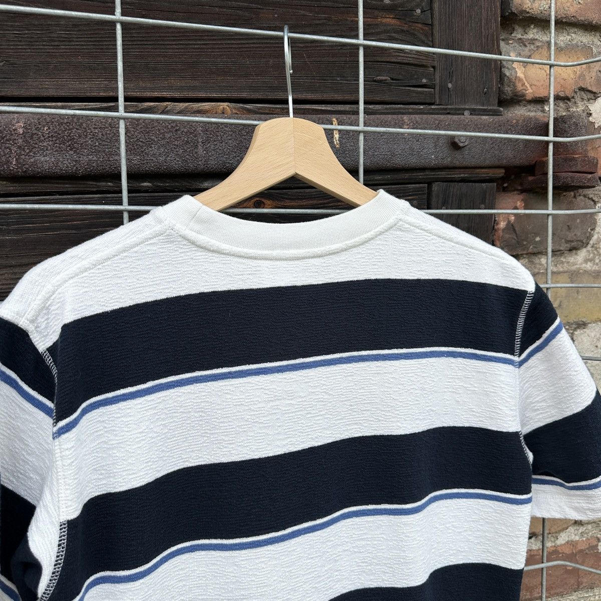 Norse Projects Norse Projects Johannes Textured Stripe T-Shirt Casual S Size US S / EU 44-46 / 1 - 12 Thumbnail