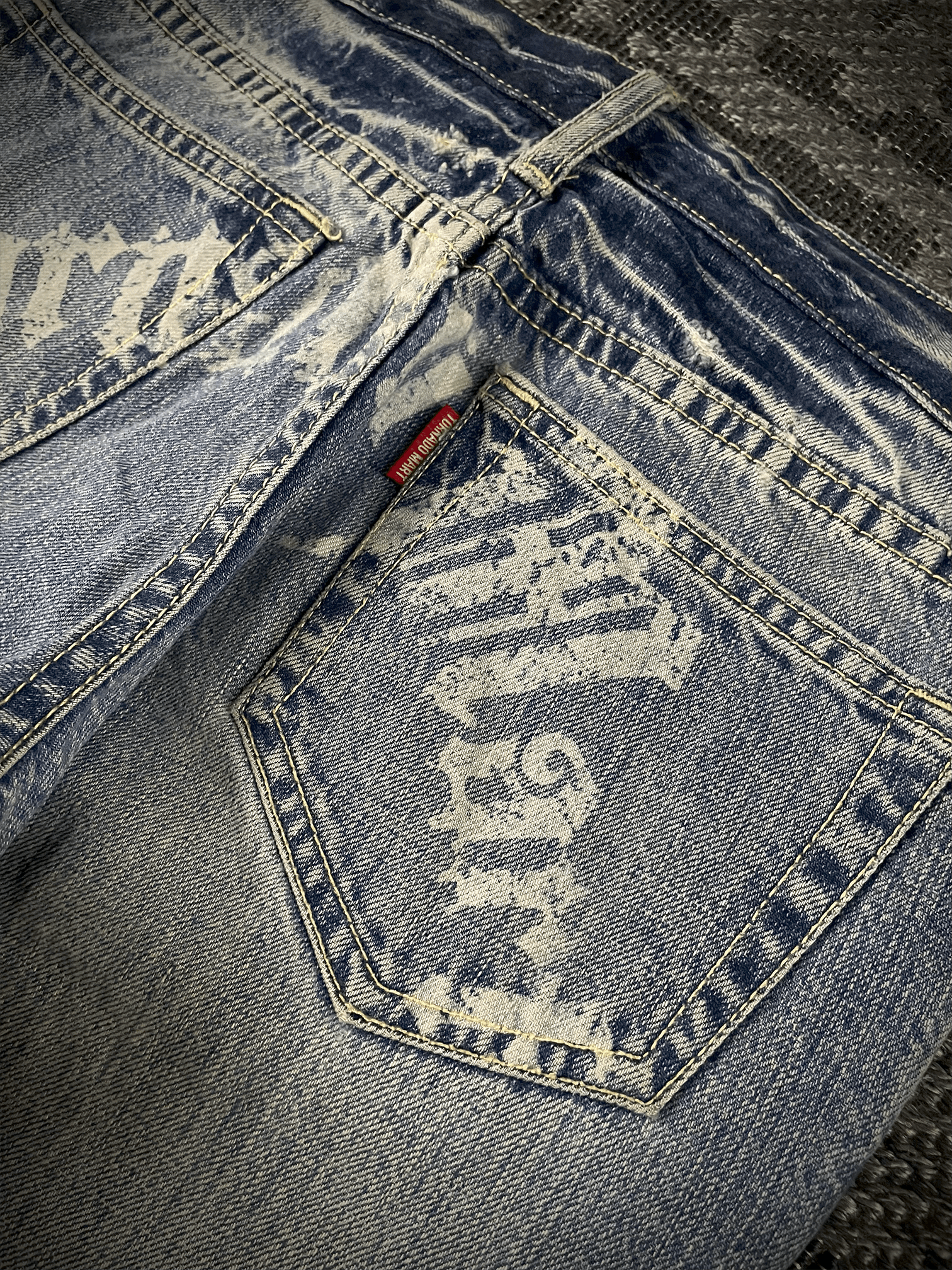 Tornado Mart Tornado Mart Tribal Flared Denim Size US 31 - 9 Thumbnail